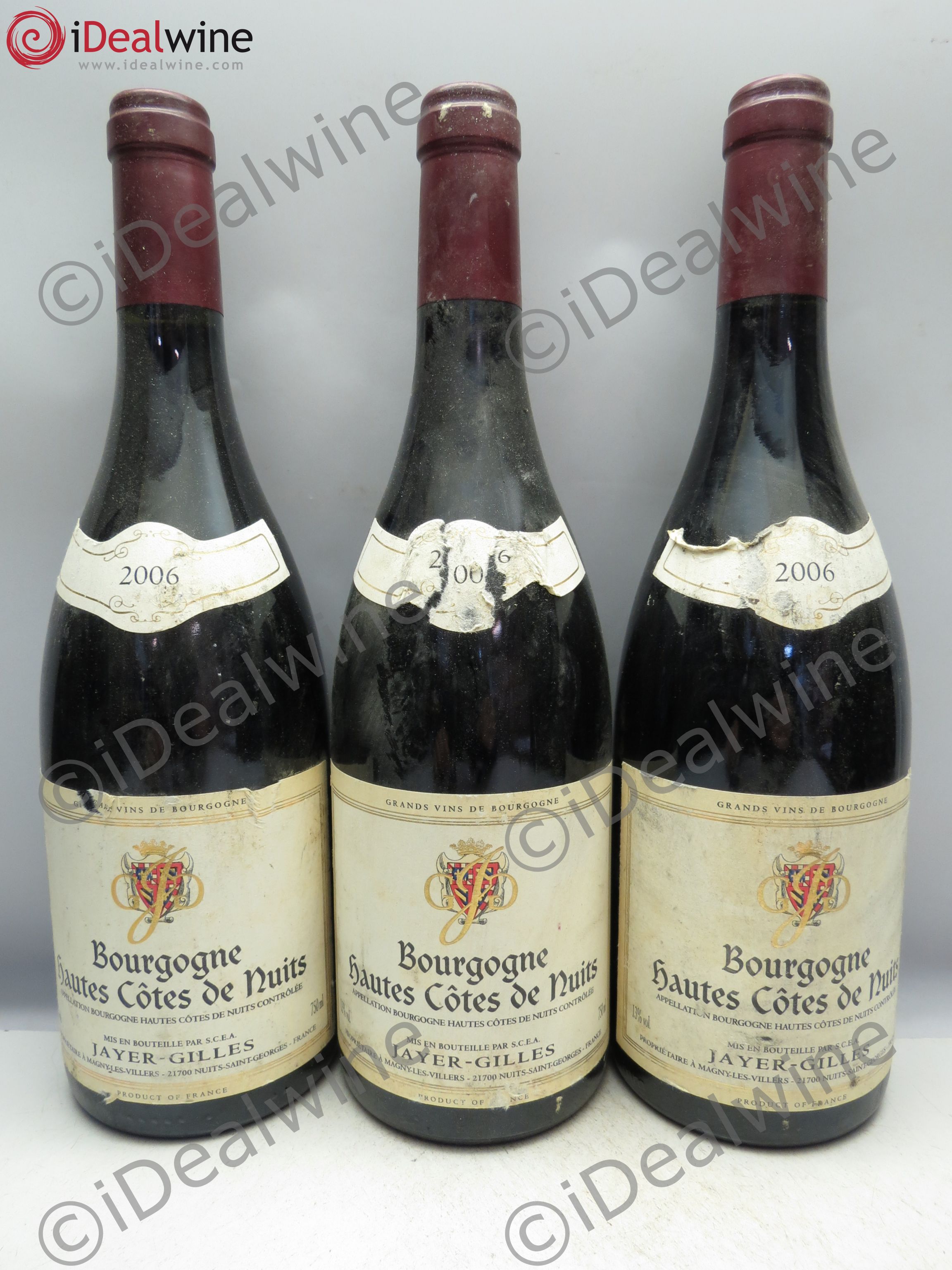 Hautes-Côtes de Nuits 2006 - Posten von 3 Flaschen - 0