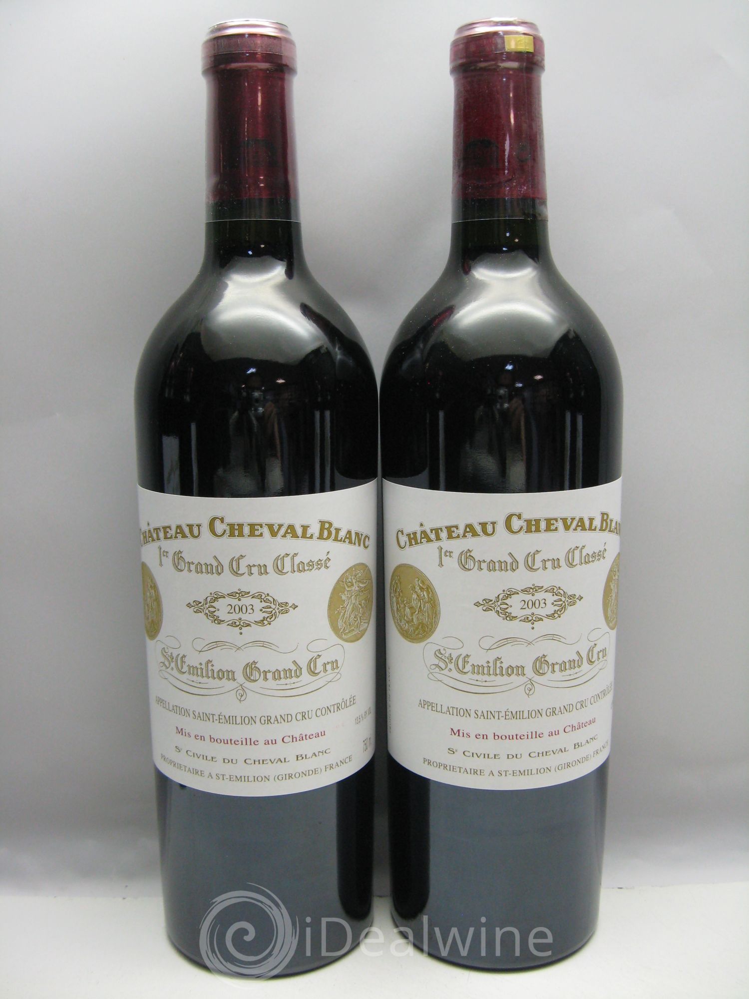 Château Cheval Blanc 1er Grand Cru Classé A 2003 - Lot de 12 bouteilles - 4