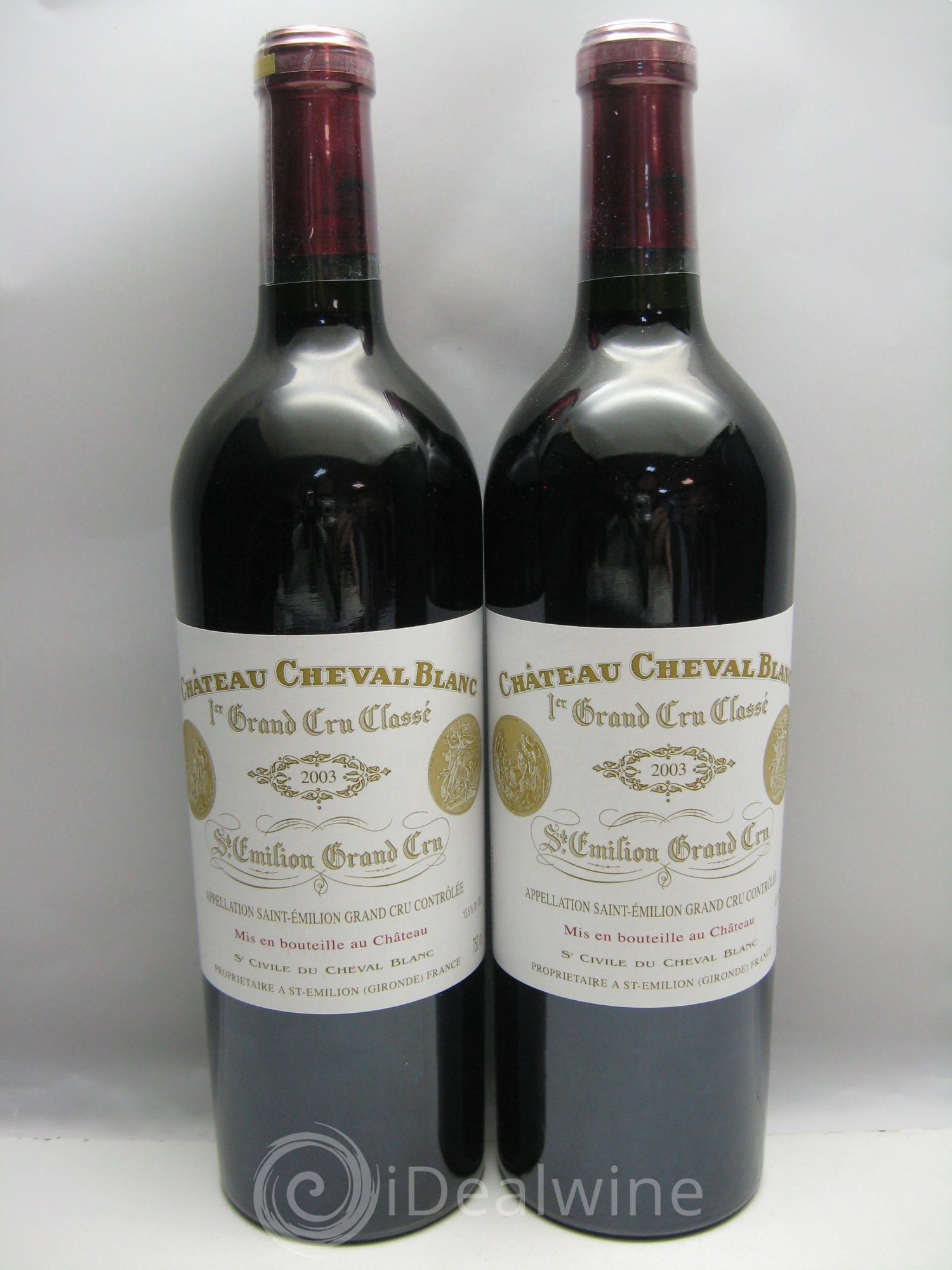 Château Cheval Blanc 1er Grand Cru Classé A 2003 - Lot de 12 bouteilles - 5