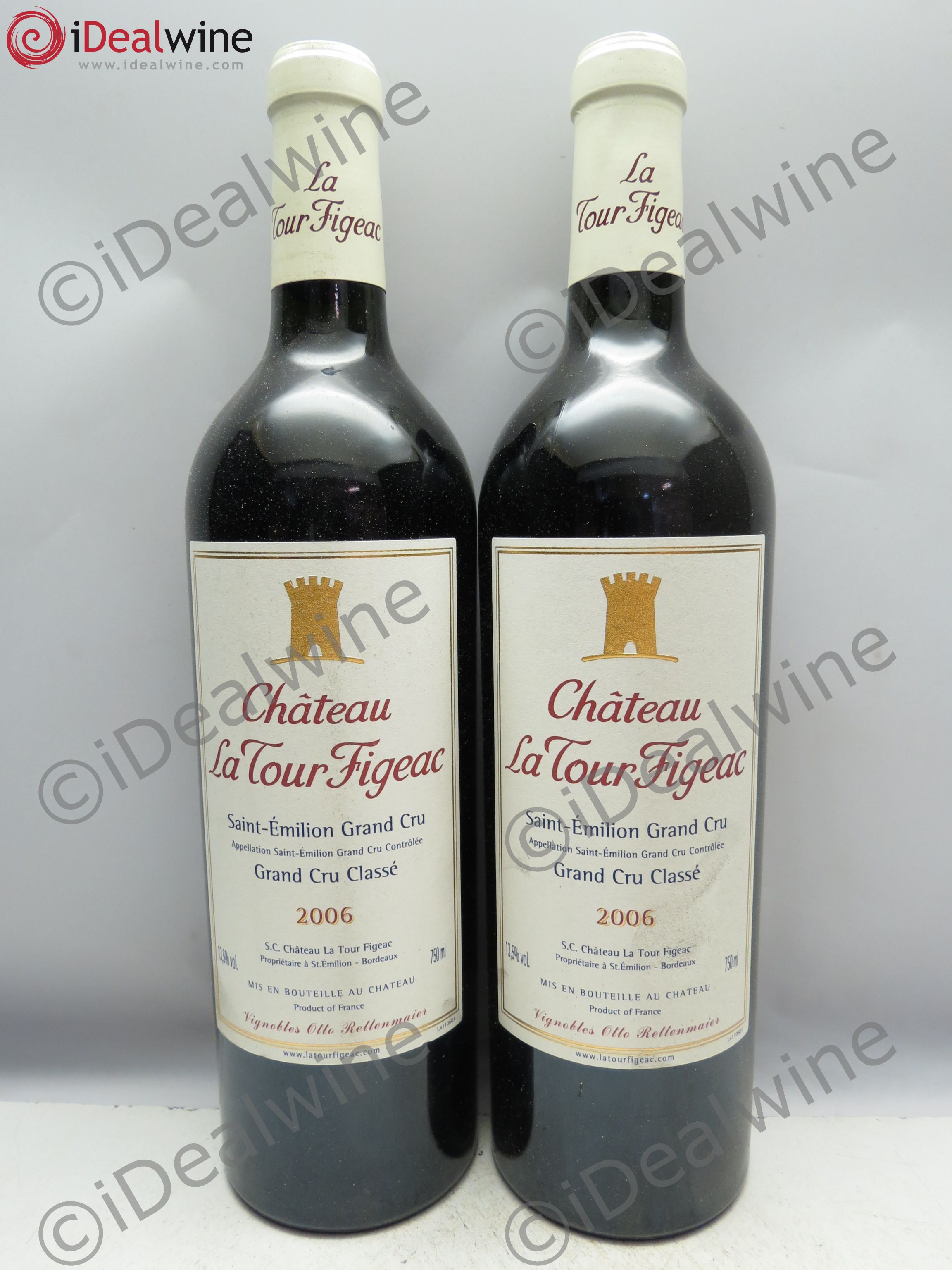 Château la Tour Figeac Grand Cru Classé 2006 - Lot de 2 bouteilles - 0