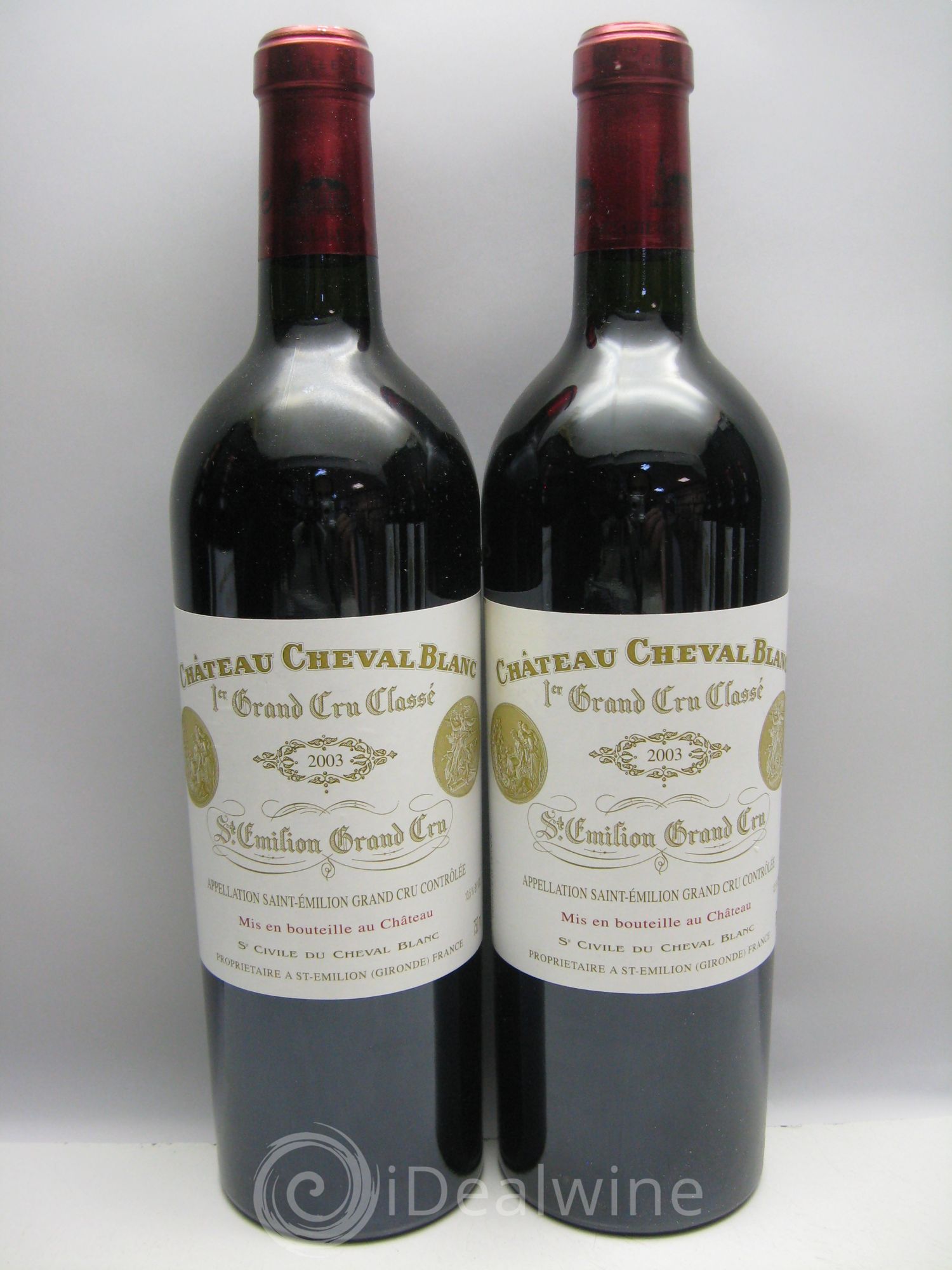 Château Cheval Blanc 1er Grand Cru Classé A 2003 - Lot de 12 bouteilles - 3