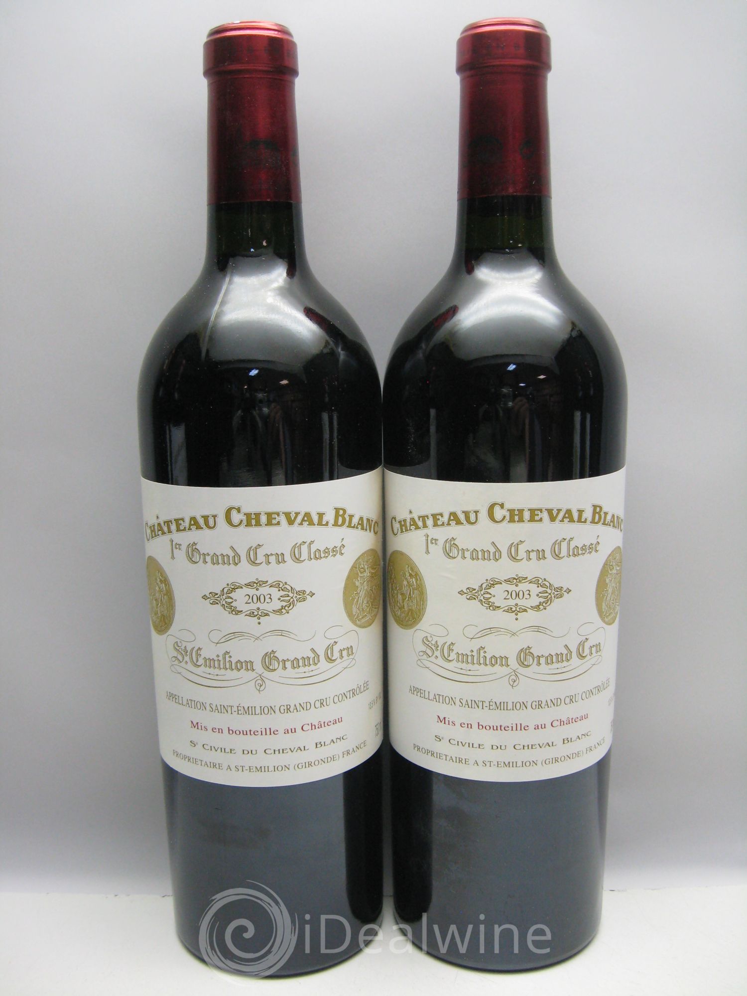 Château Cheval Blanc 1er Grand Cru Classé A 2003 - Lot de 12 bouteilles - 4