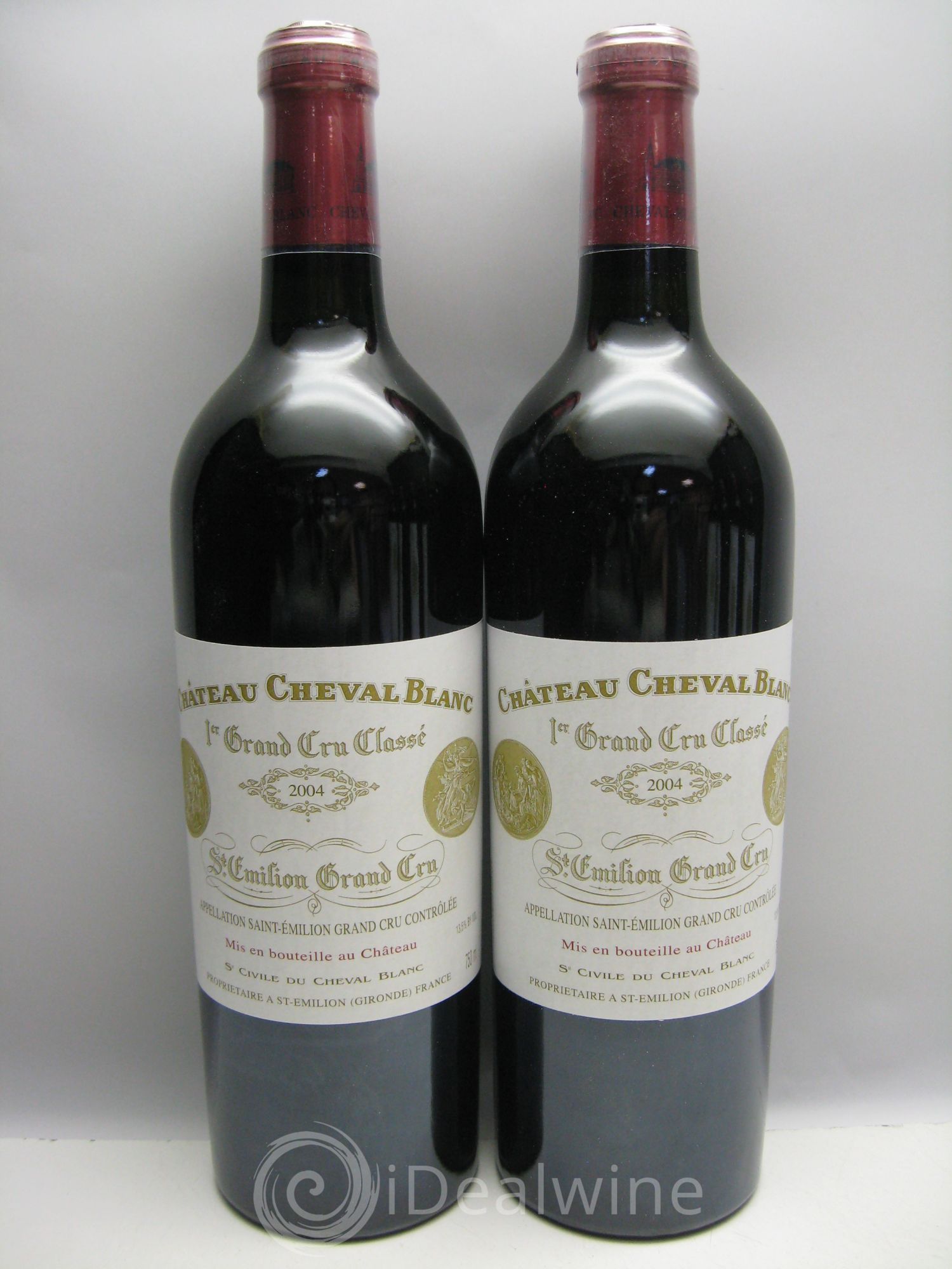 Château Cheval Blanc 1er Grand Cru Classé A 2004 - Lot de 6 bouteilles - 0