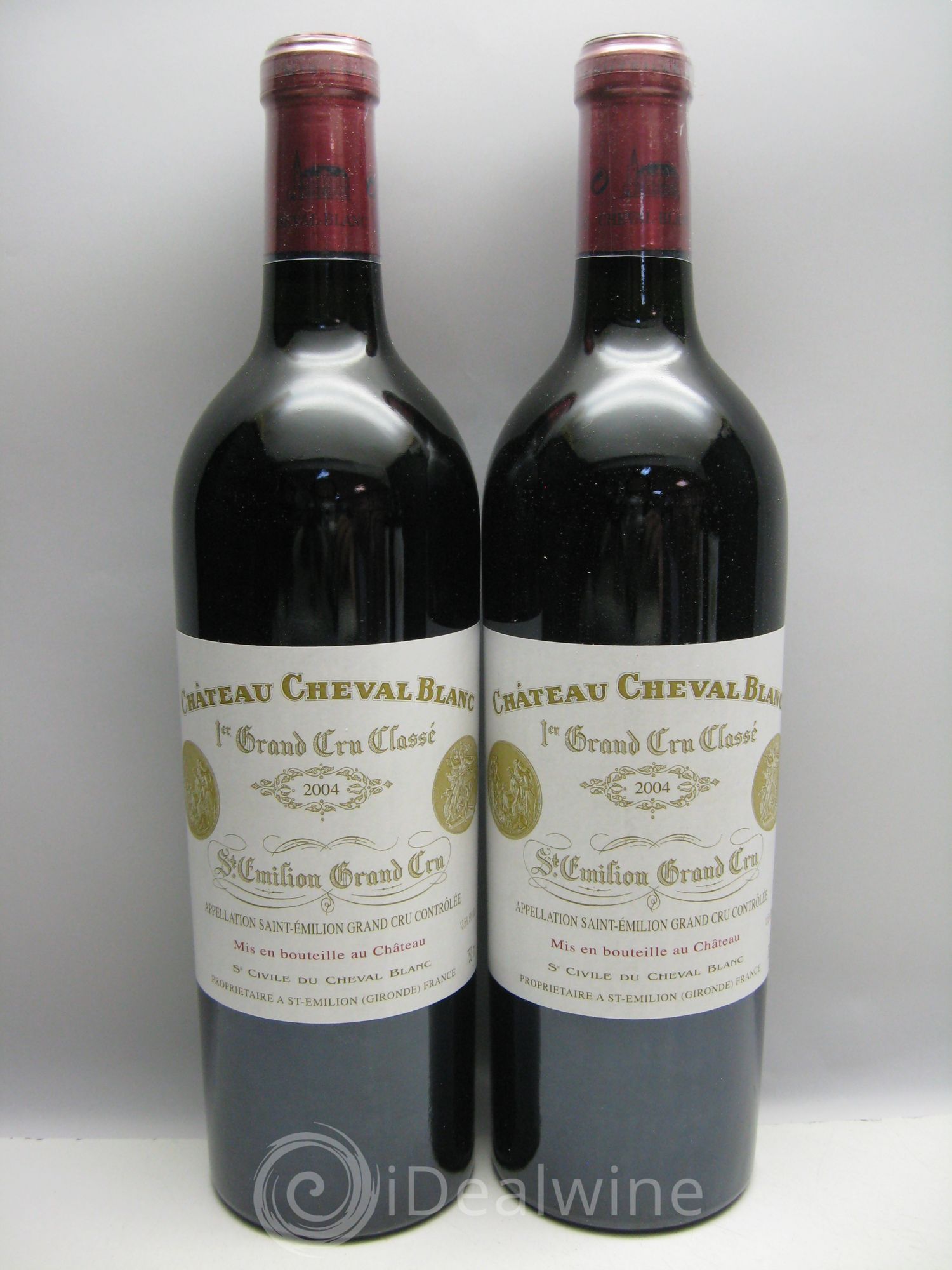 Château Cheval Blanc 1er Grand Cru Classé A 2004 - Lot de 6 bouteilles - 2