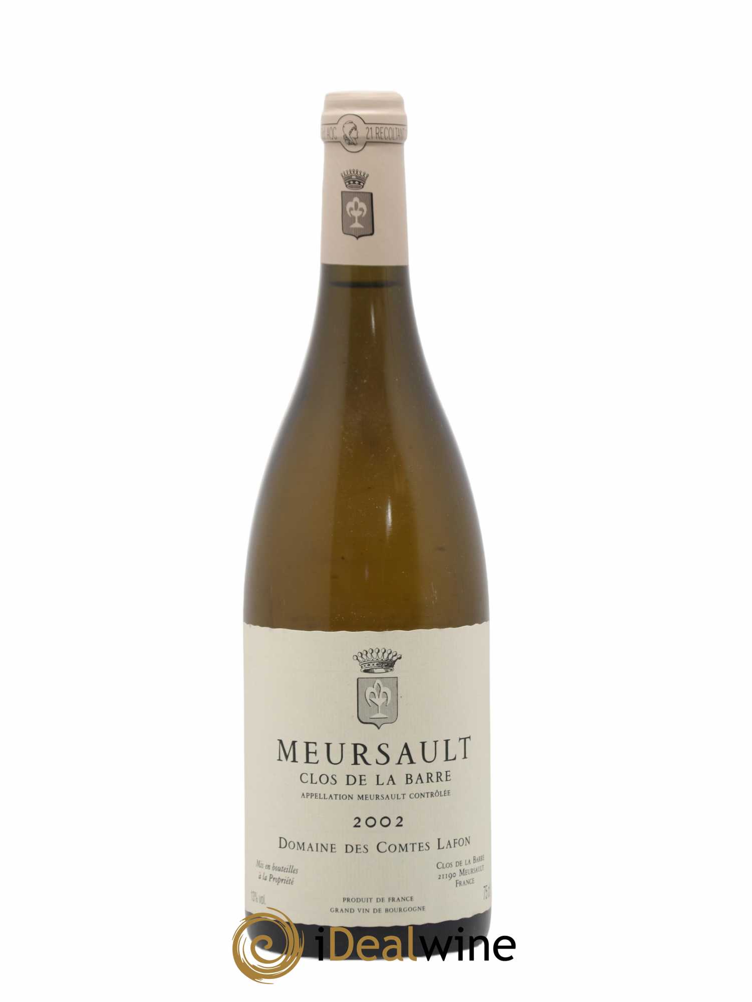 Meursault Clos de la Barre Comtes Lafon (Domaine des) 2002 - Lot de 1 bouteille - 0