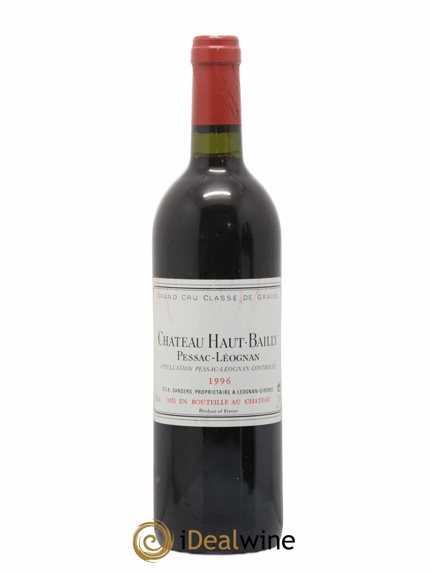 Château Haut-Bailly Cru Classé de Graves 1996 - Lot de 1 bouteille - 0