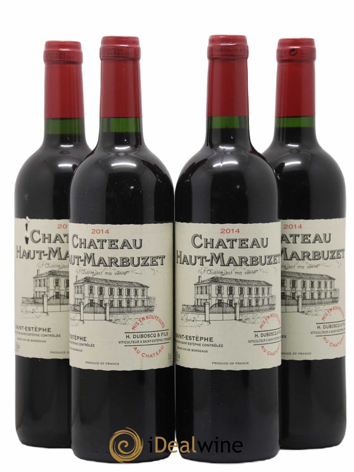 Château Haut Marbuzet 2014 - Lot de 4 bouteilles - 0