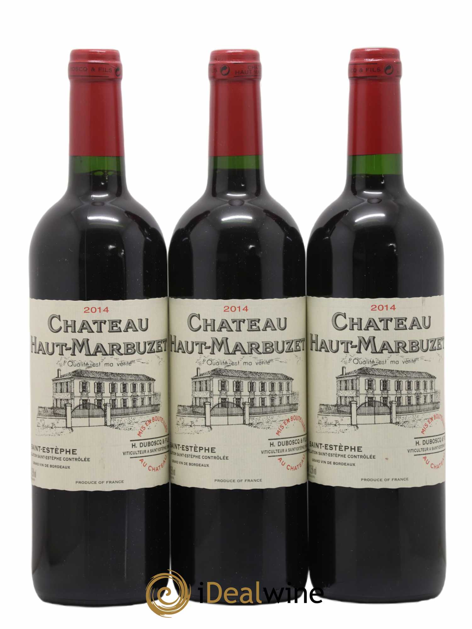 Château Haut Marbuzet 2014 - Lot de 3 bouteilles - 0