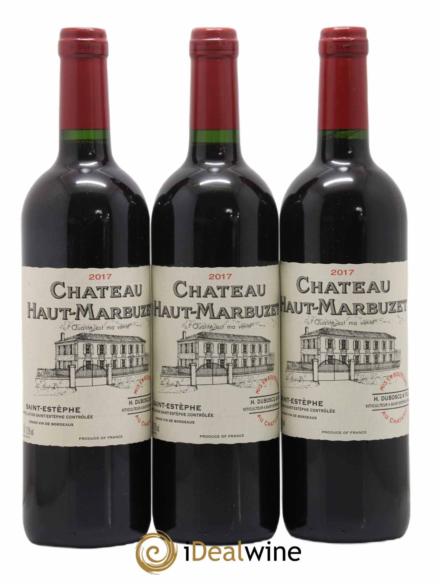 Château Haut Marbuzet 2017 - Lot de 3 bouteilles - 0