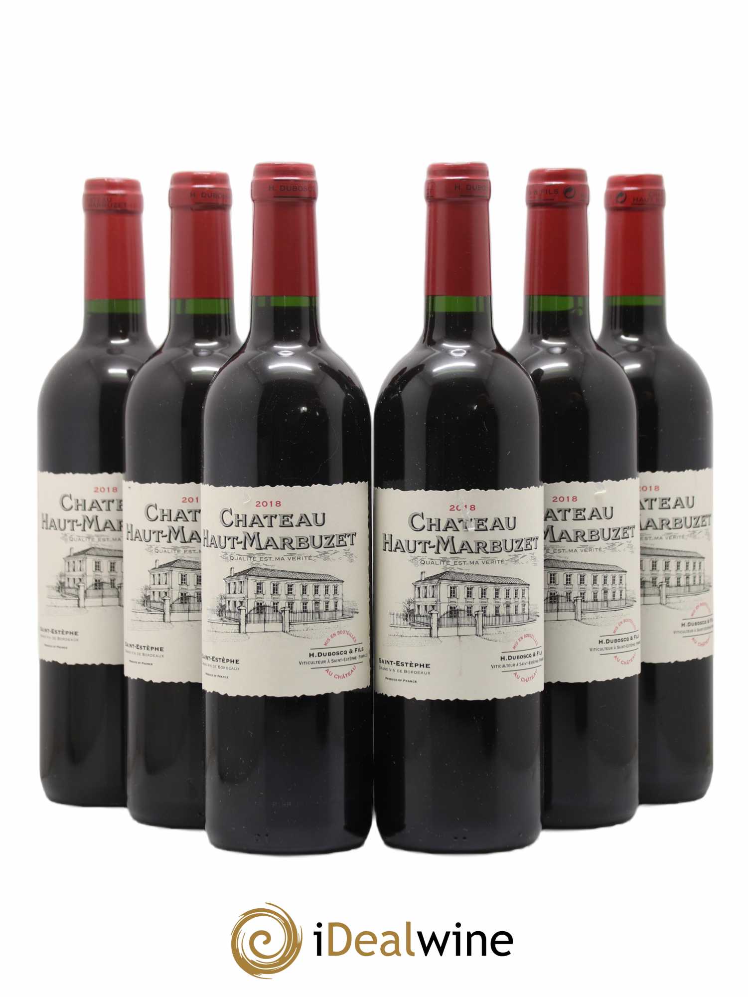 Château Haut Marbuzet 2018 - Lot de 6 bouteilles - 0