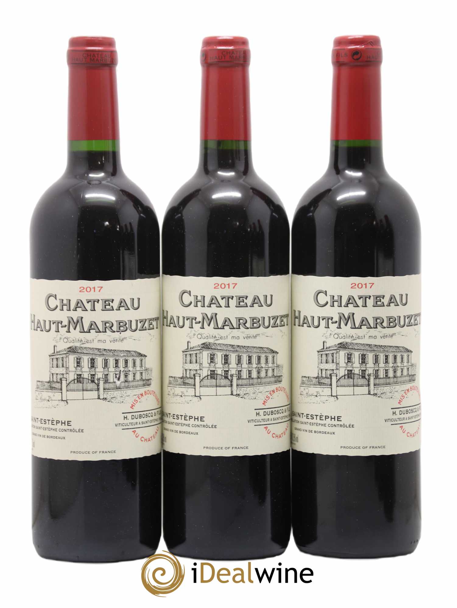 Château Haut Marbuzet 2017 - Lot de 6 bouteilles - 1