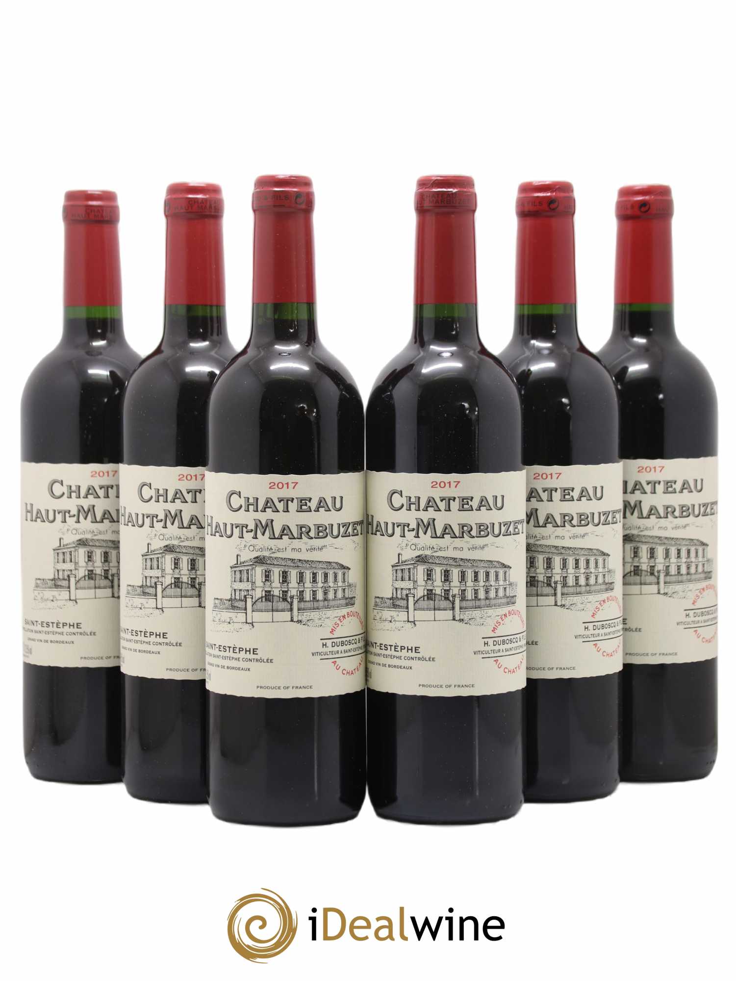 Château Haut Marbuzet 2017 - Lot de 6 bouteilles - 0