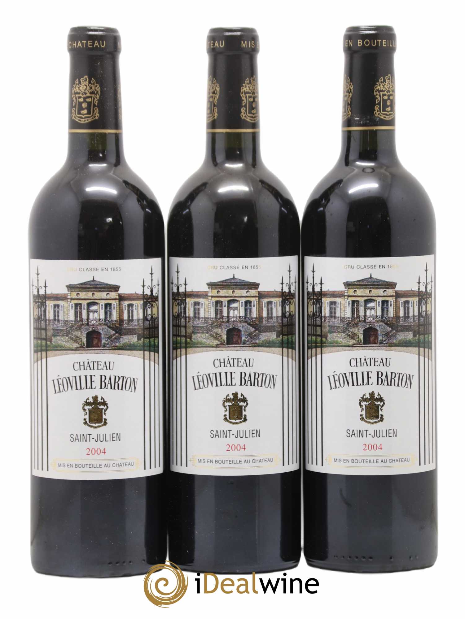 Château Léoville Barton 2ème Grand Cru Classé 2004 - Lot de 3 bouteilles - 0