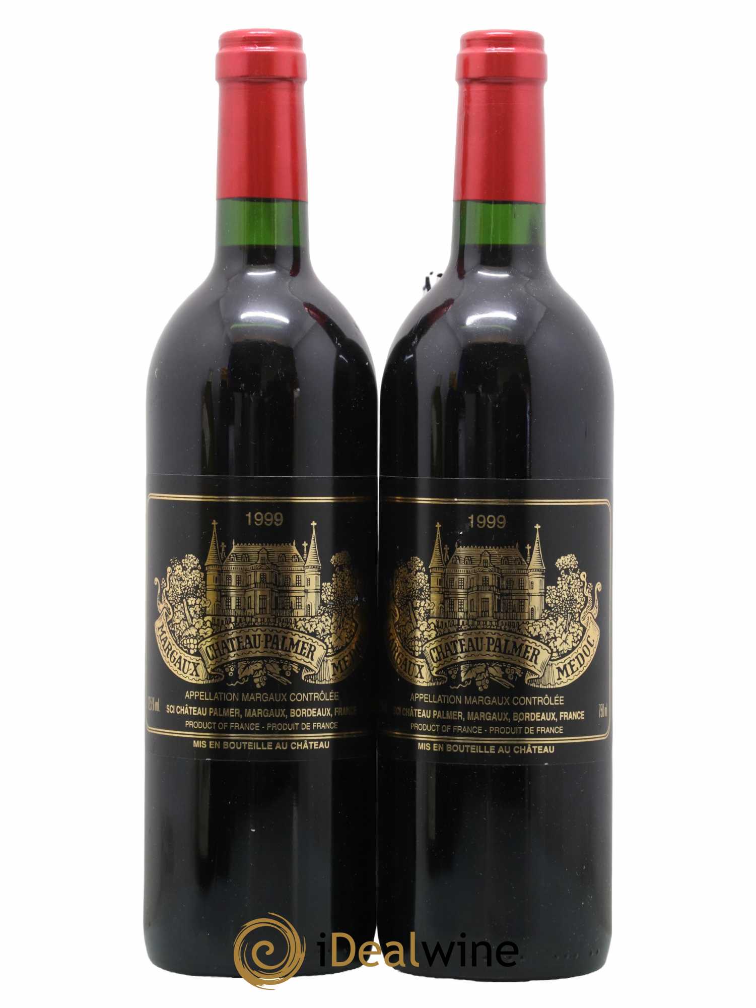 Château Palmer 3ème Grand Cru Classé 1999 - Lot de 2 bouteilles - 0
