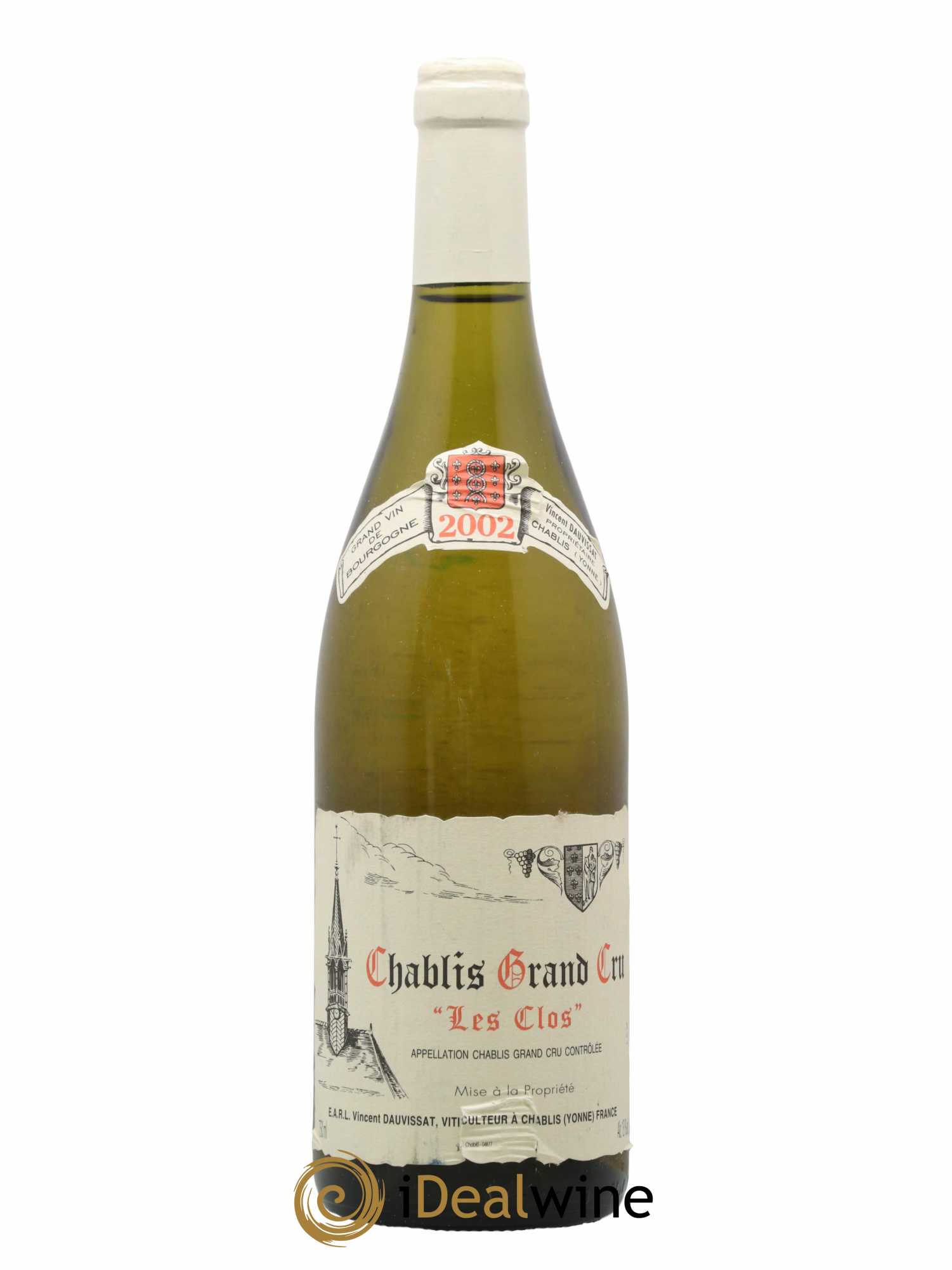 Chablis Grand Cru Les Clos Vincent Dauvissat (Domaine) 2002 - Lot de 1 bouteille - 0