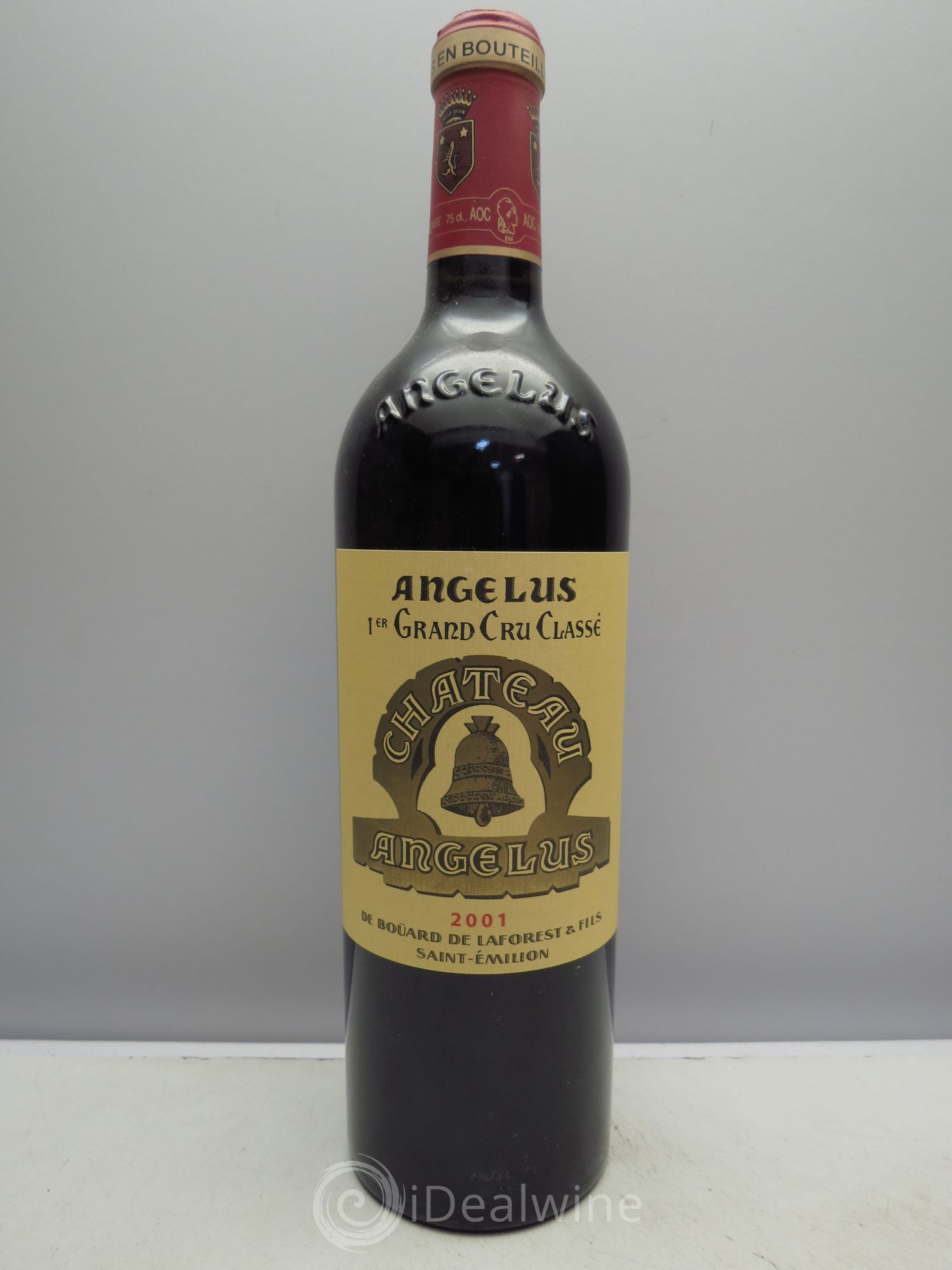Château Angélus 1er Grand Cru Classé A 2001 - Lot de 1 bouteille - 0
