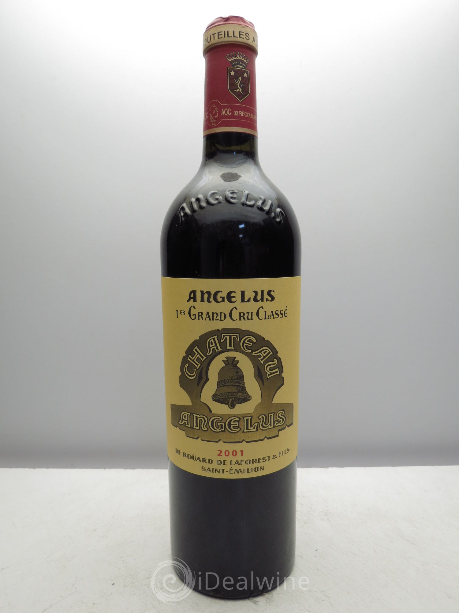 Château Angélus 1er Grand Cru Classé A 2001 - Lot de 1 bouteille - 0