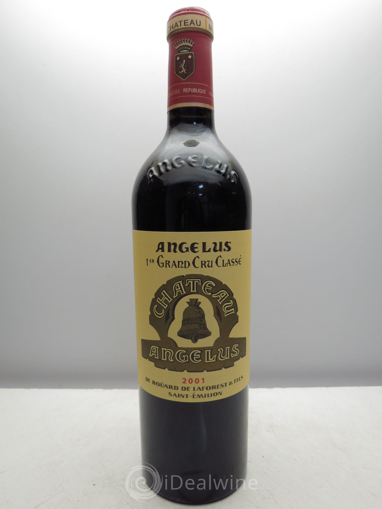 Château Angélus 1er Grand Cru Classé A 2001 - Lot de 1 bouteille - 0
