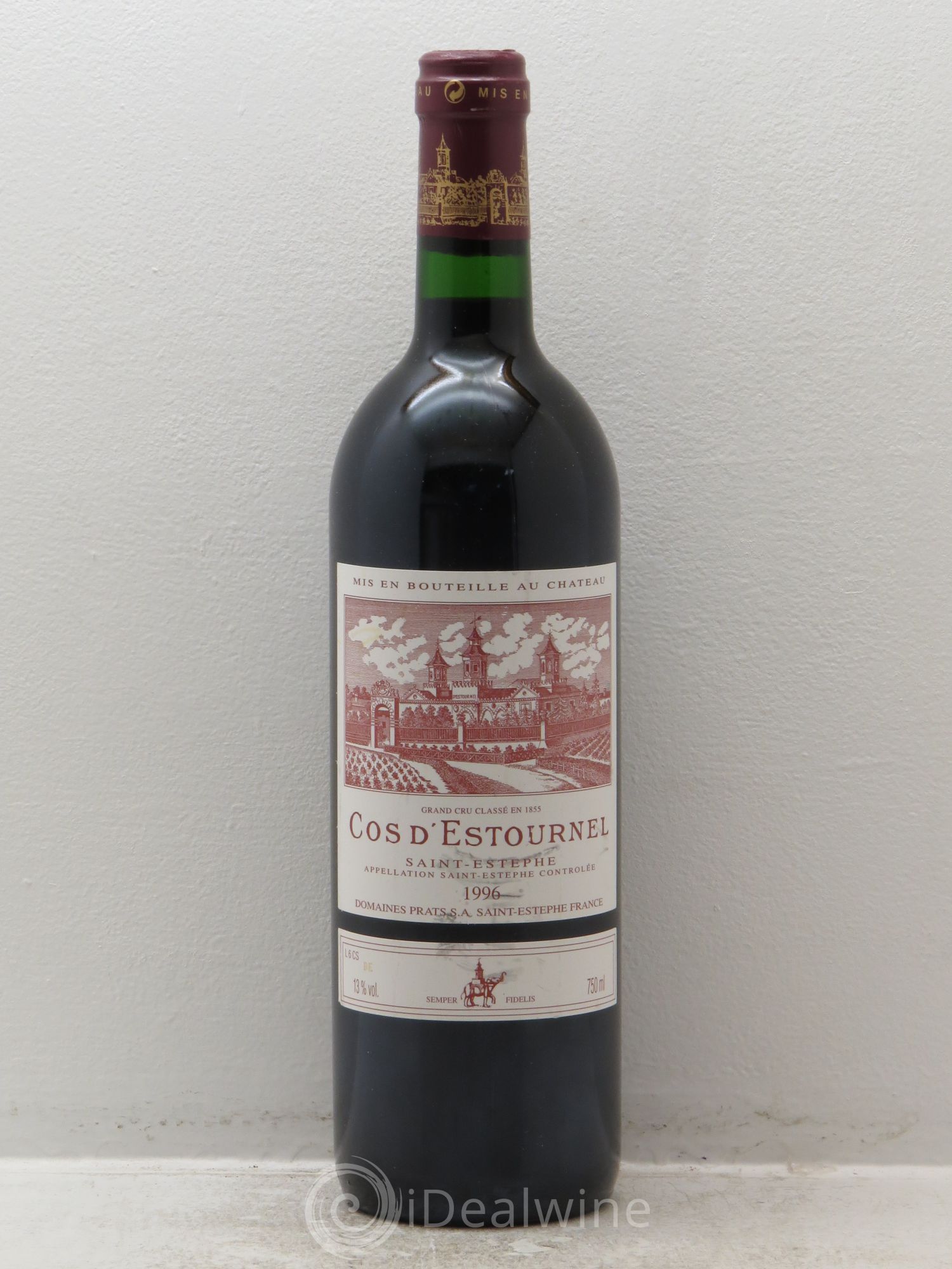 Cos d'Estournel 2ème Grand Cru Classé 1996 - Lot de 6 bouteilles - 0