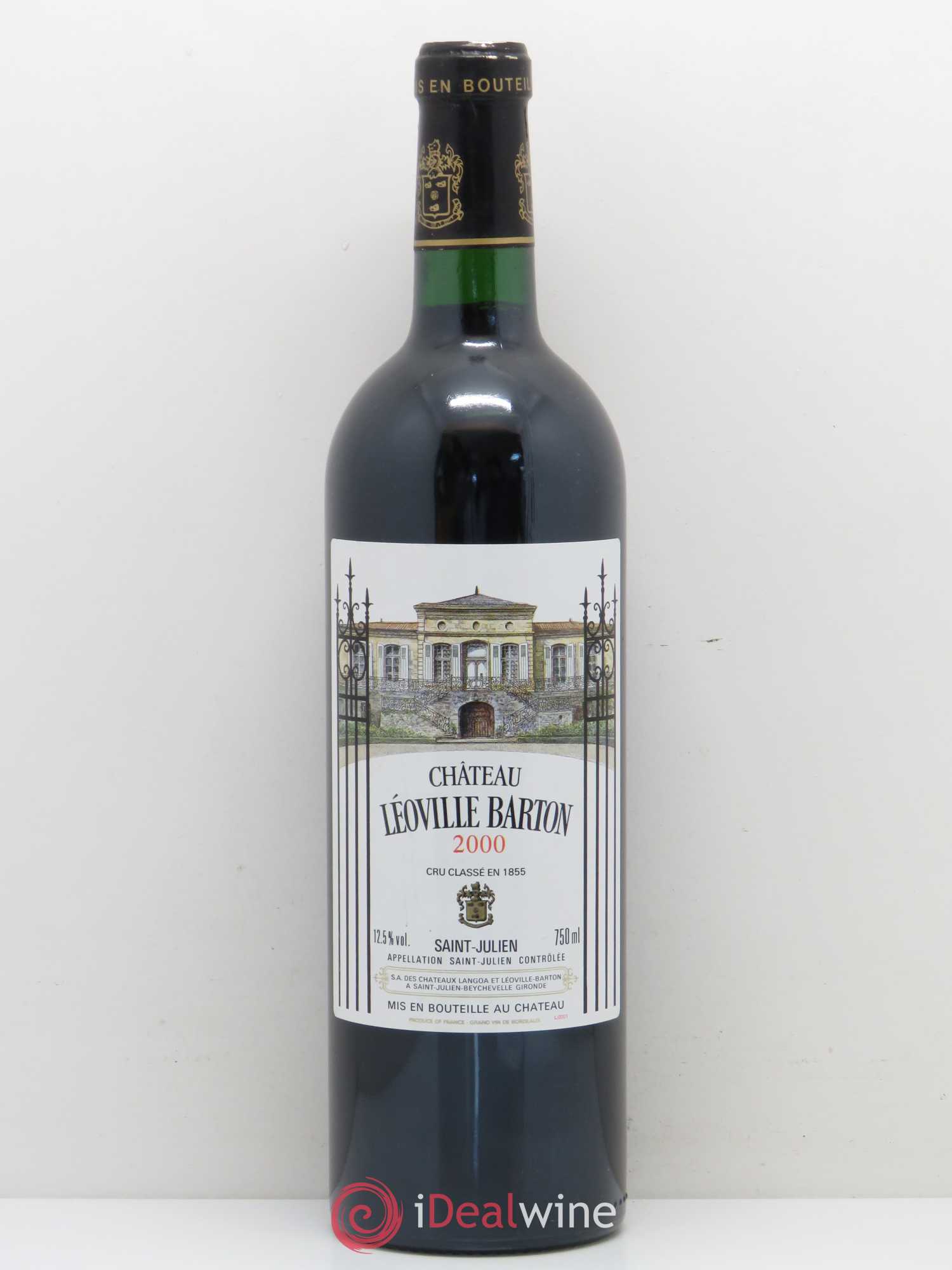 Château Léoville Barton 2ème Grand Cru Classé 2000 - Lot de 1 bouteille - 0
