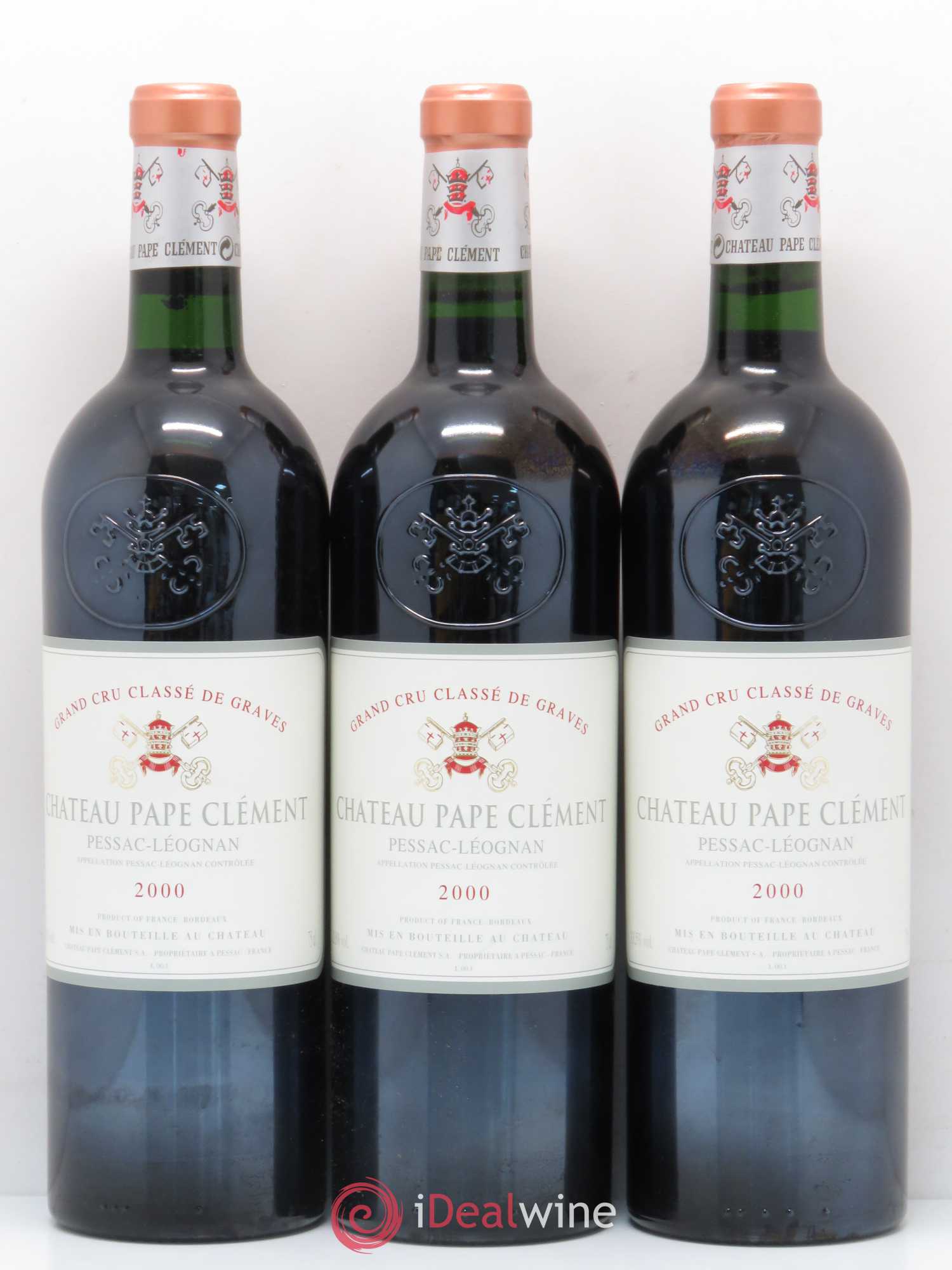Château Pape Clément Cru Classé de Graves 2000 - Lot de 6 bouteilles - 1
