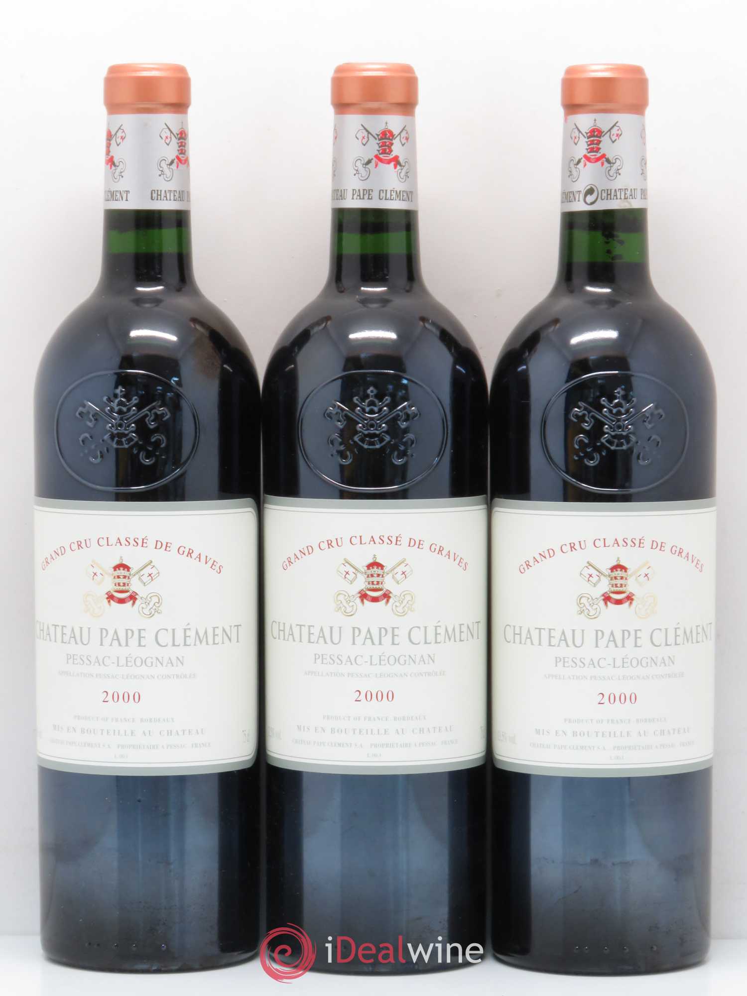Château Pape Clément Cru Classé de Graves 2000 - Lot de 6 bouteilles - 3