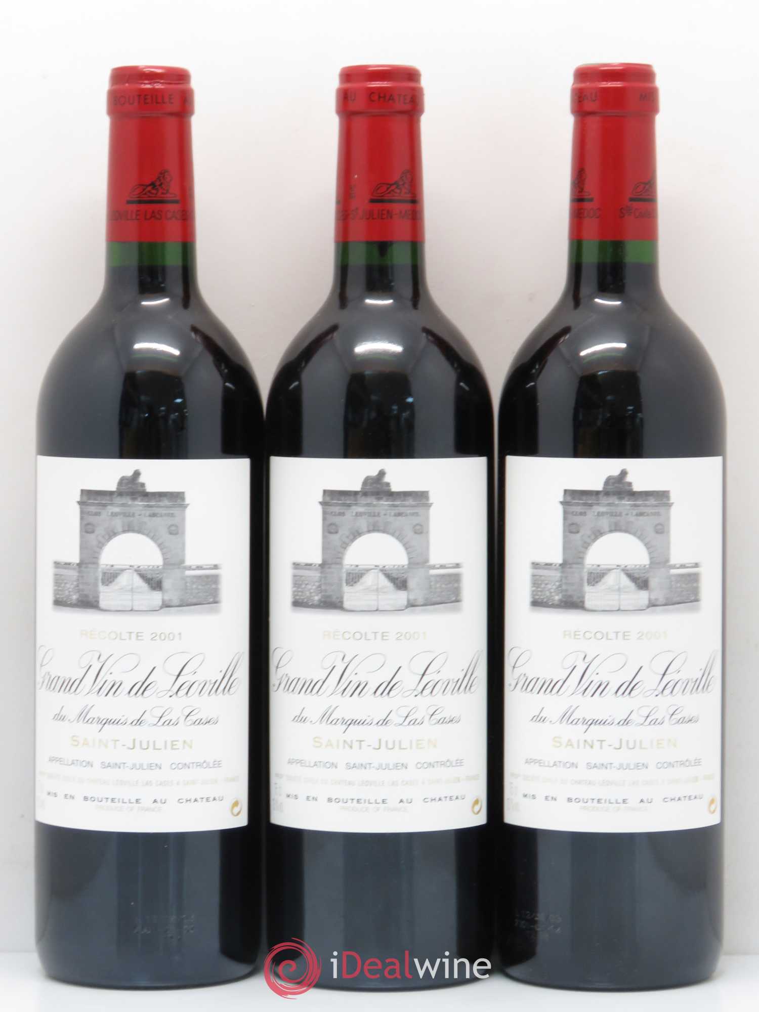 Château Léoville Las Cases 2ème Grand Cru Classé 2001 - Lot de 6 bouteilles - 2