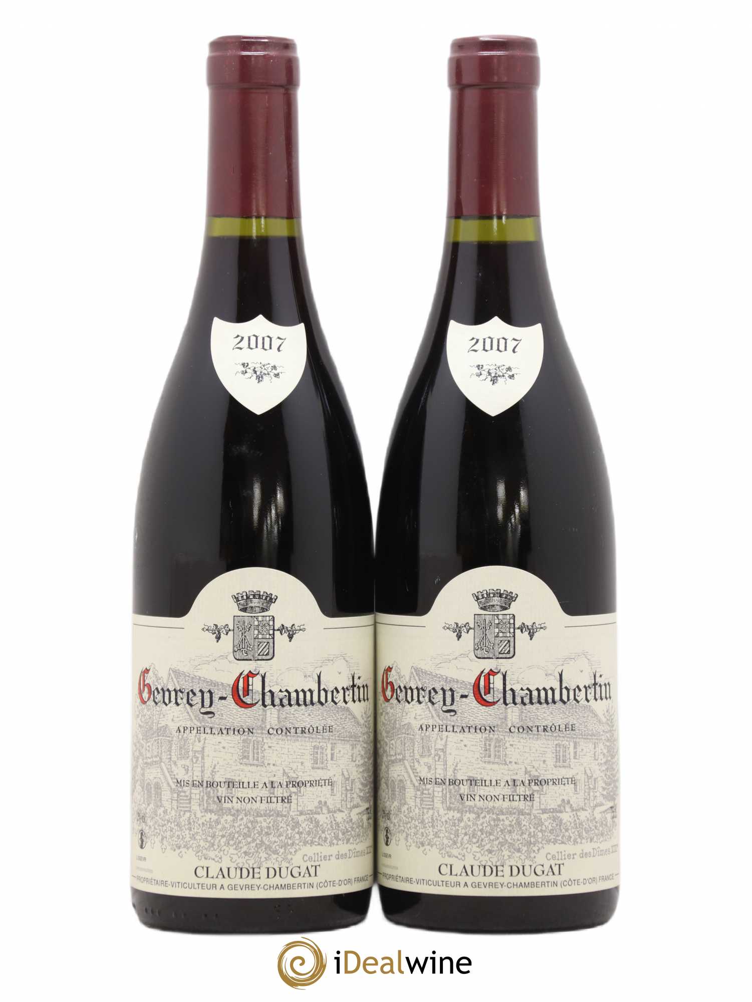 Gevrey-Chambertin Claude Dugat 2007 - Lot de 2 bouteilles - 0