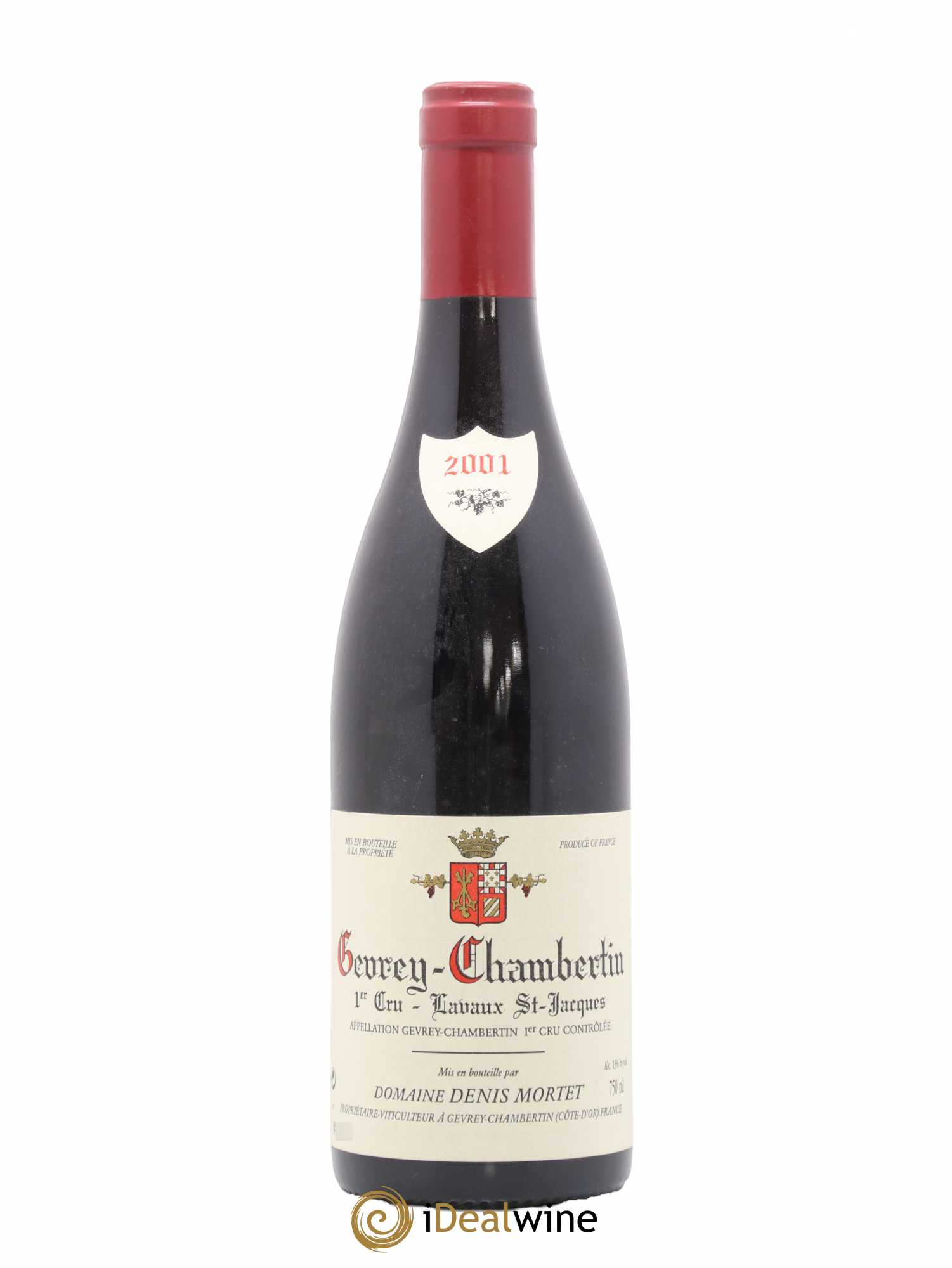 Gevrey-Chambertin 1er Cru Lavaux Saint Jacques Denis Mortet (Domaine) 2001 - Lot de 1 bouteille - 0