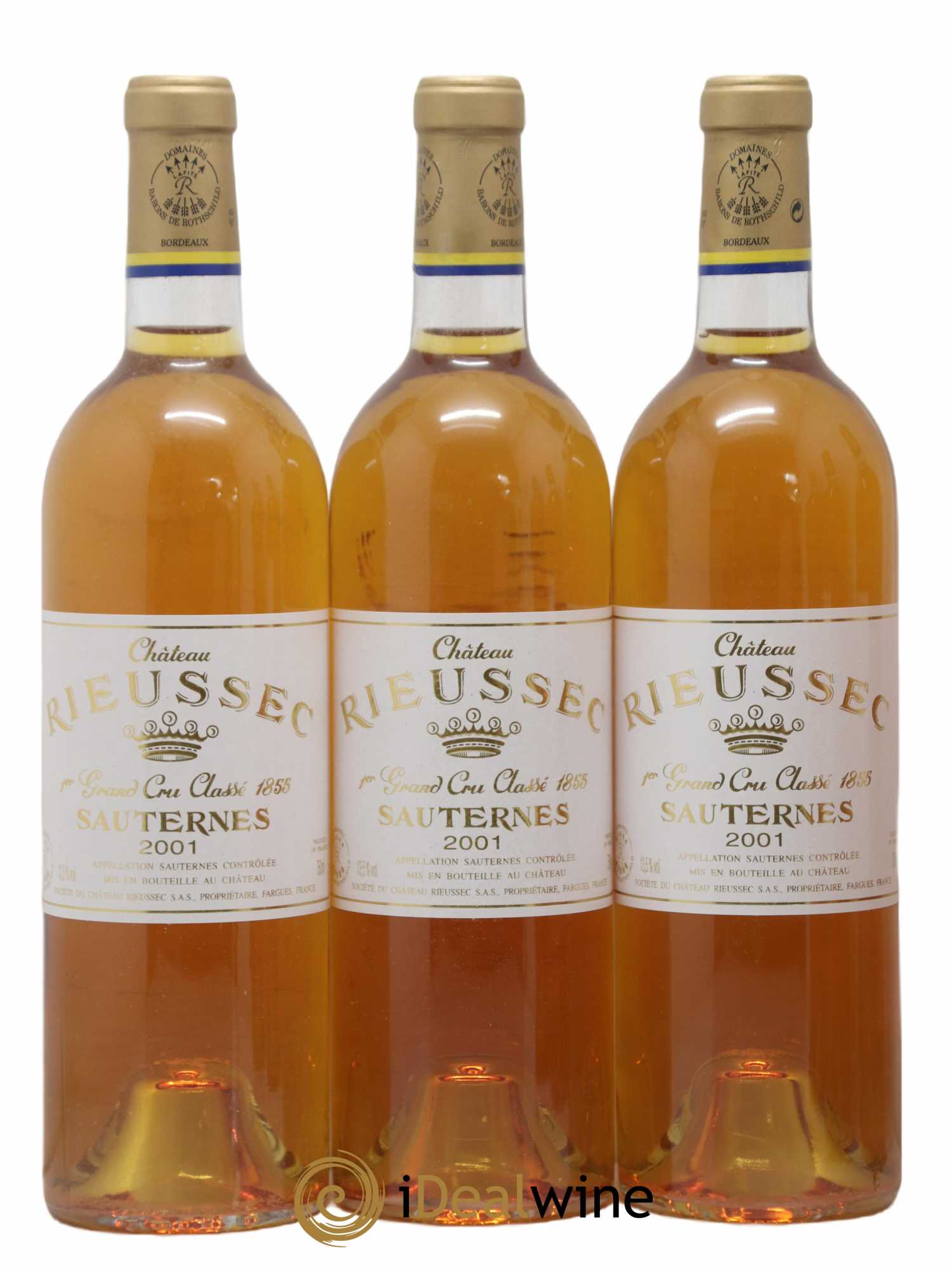 Château Rieussec 1er Grand Cru Classé 2001 - Lotto di 6 bottiglie - 1