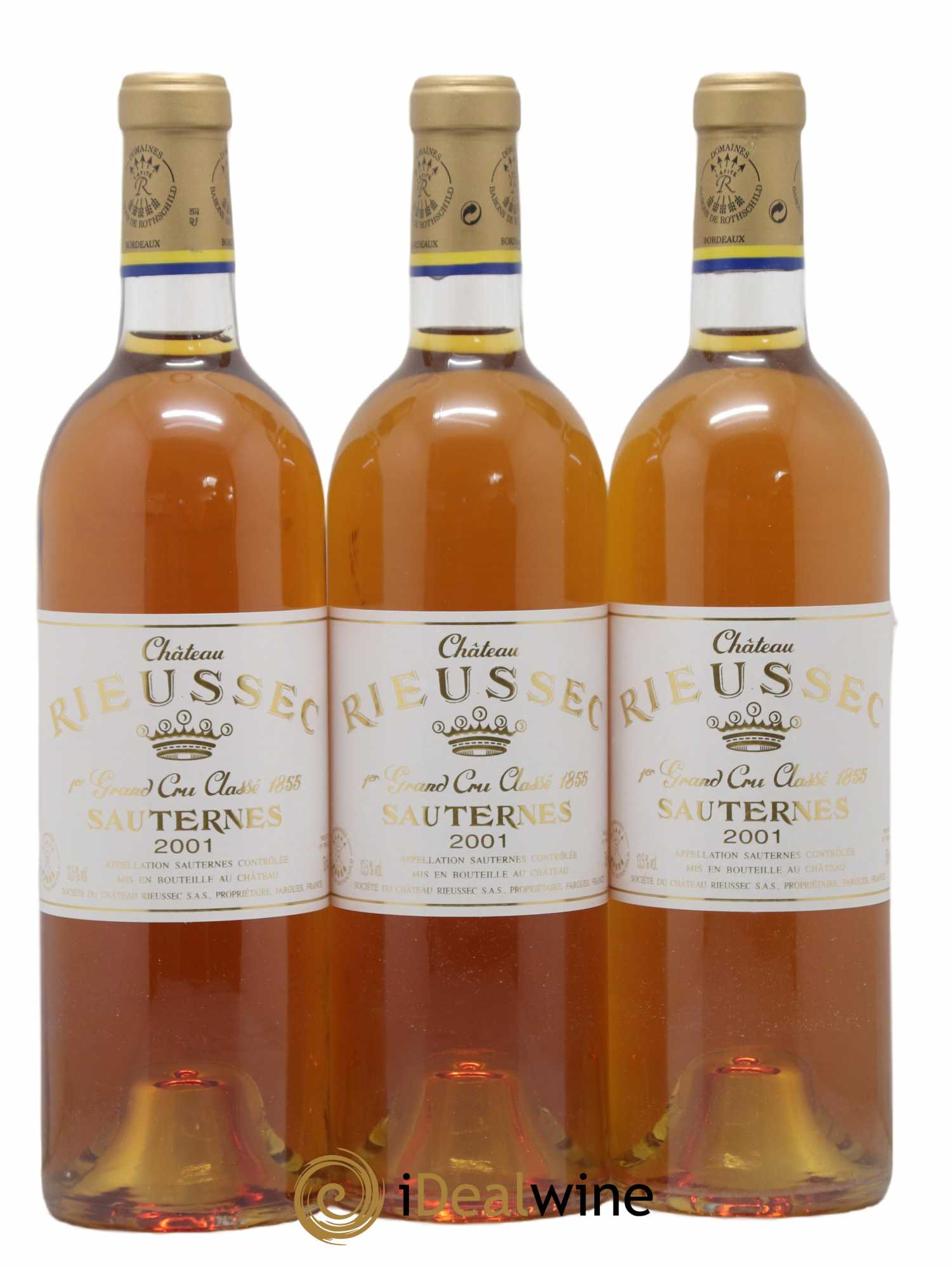 Château Rieussec 1er Grand Cru Classé 2001 - Lotto di 6 bottiglie - 2