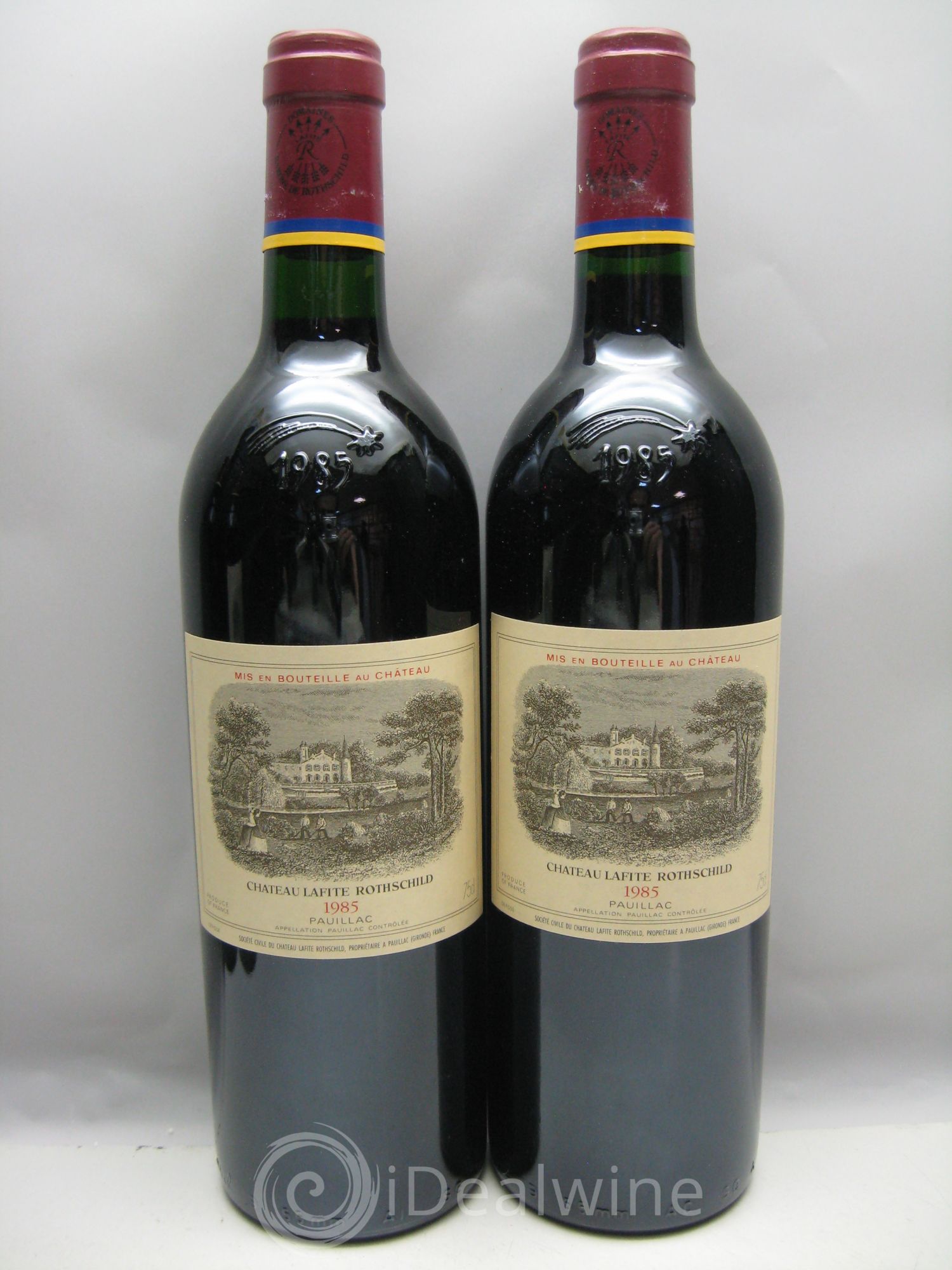 Château Lafite Rothschild 1er Grand Cru Classé (capsules Domaine Barons de Rothschild) 1985 - Lot de 6 bouteilles - 2