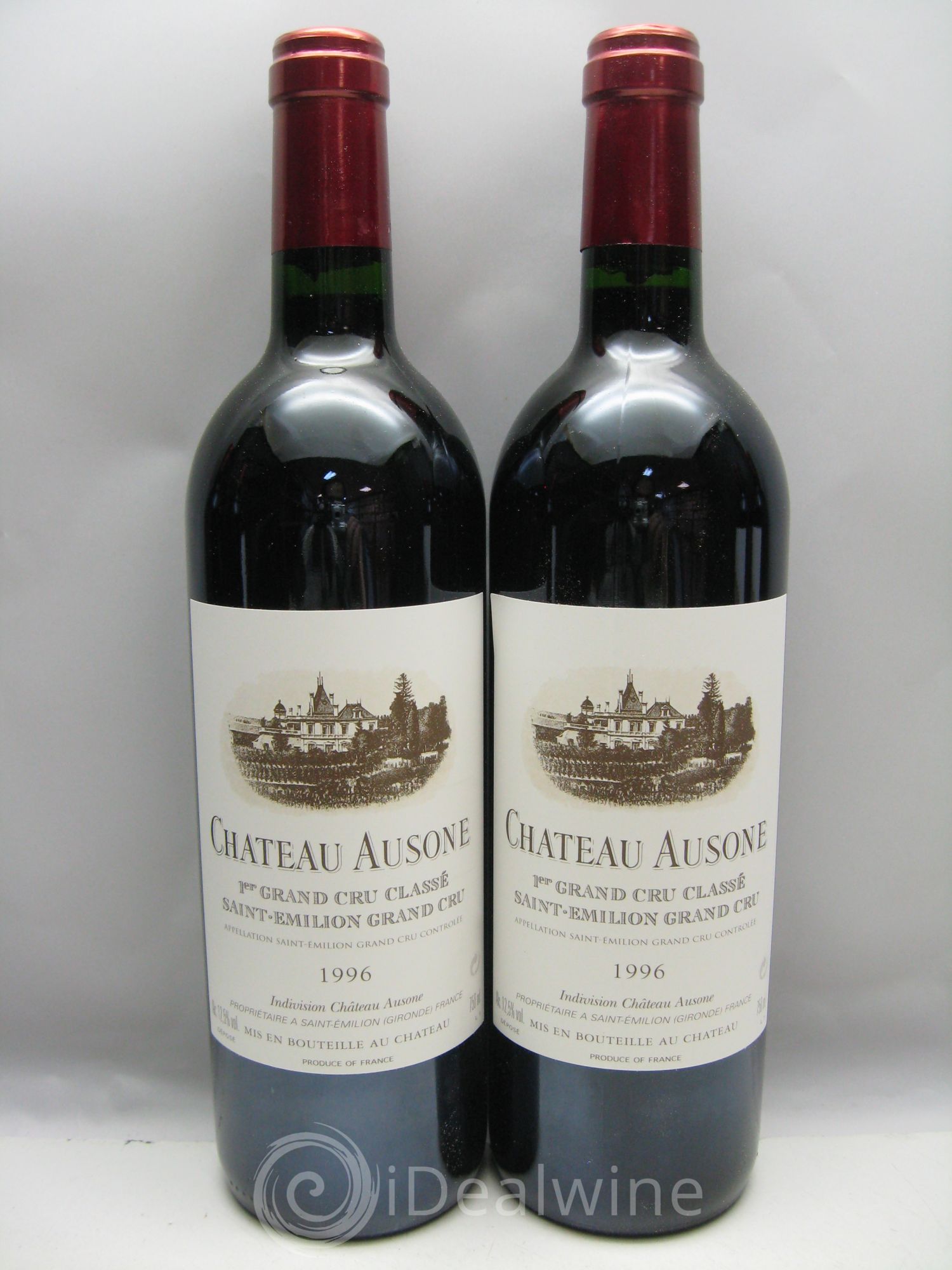 Château Ausone 1er Grand Cru Classé A 1996 - Lot de 6 bouteilles - 1