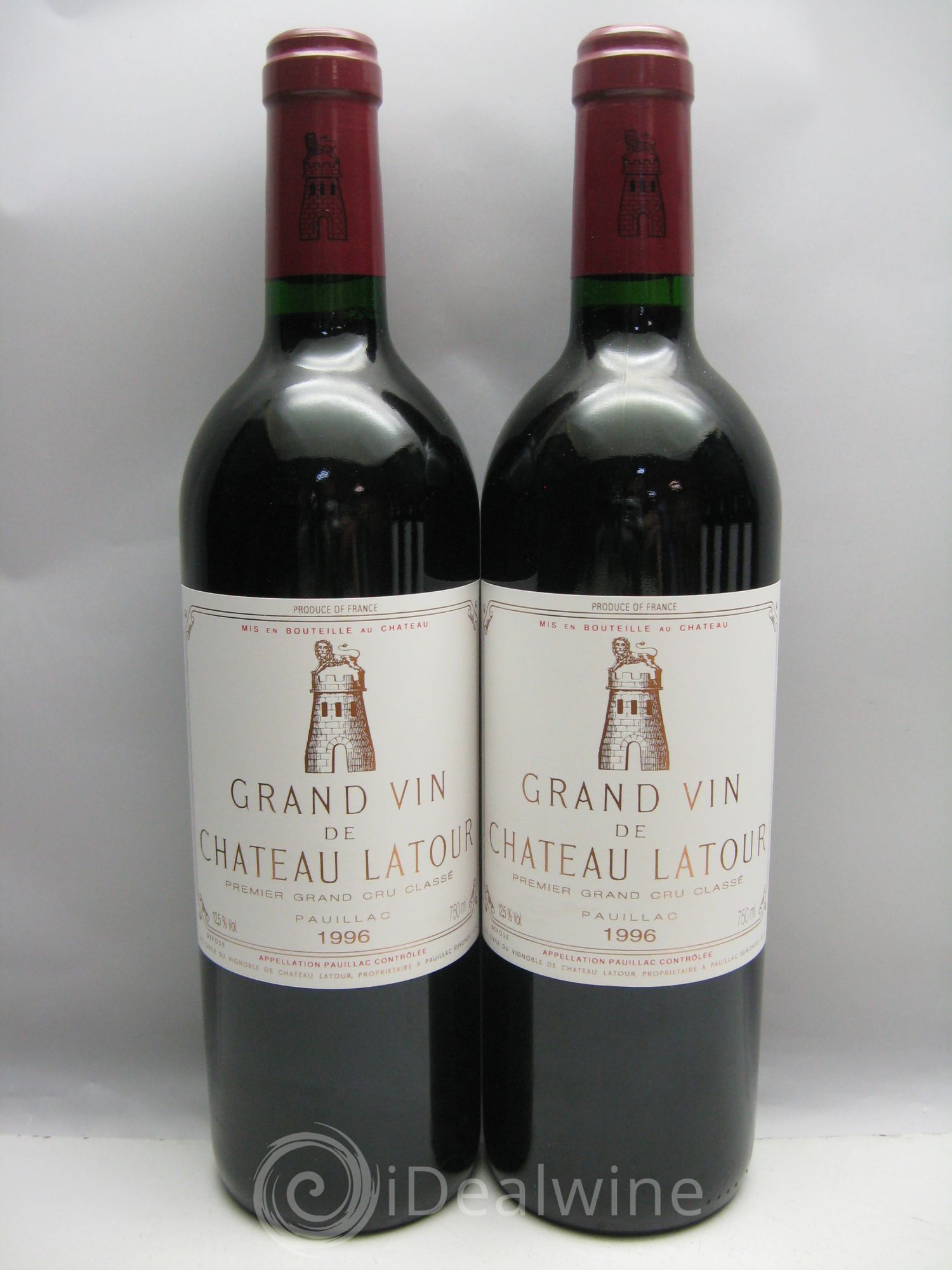 Château Latour 1er Grand Cru Classé 1996 - Lot de 6 bouteilles - 0