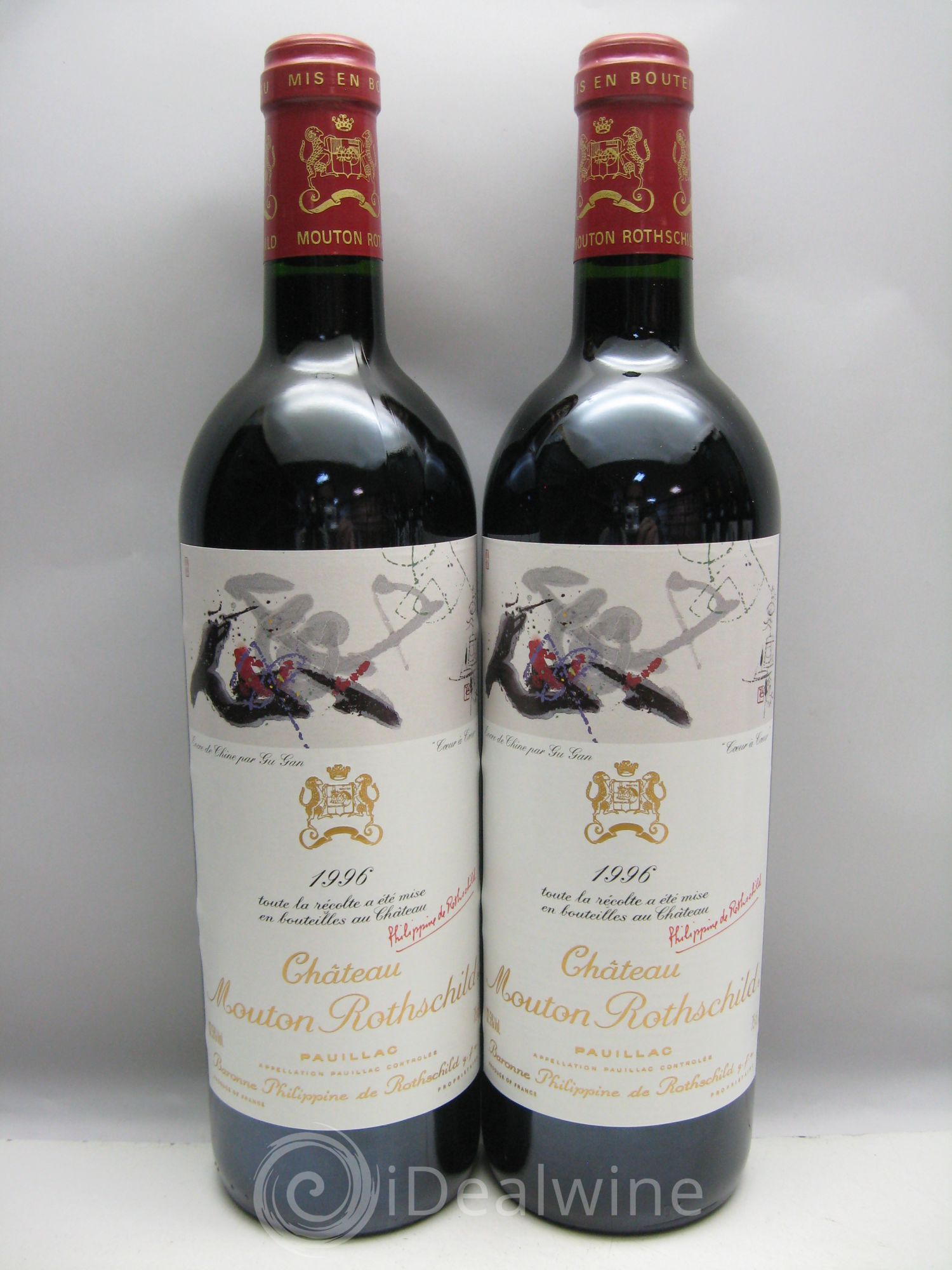 Château Mouton Rothschild 1er Grand Cru Classé 1996 - Lot de 6 bouteilles - 0