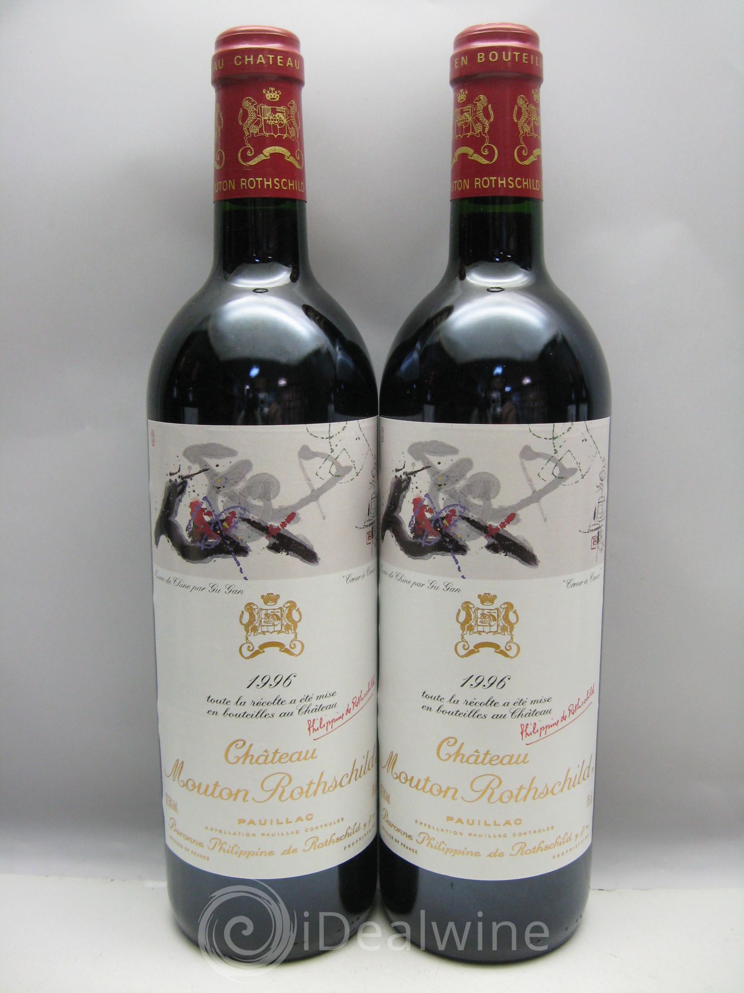 Château Mouton Rothschild 1er Grand Cru Classé 1996 - Lot de 6 bouteilles - 1
