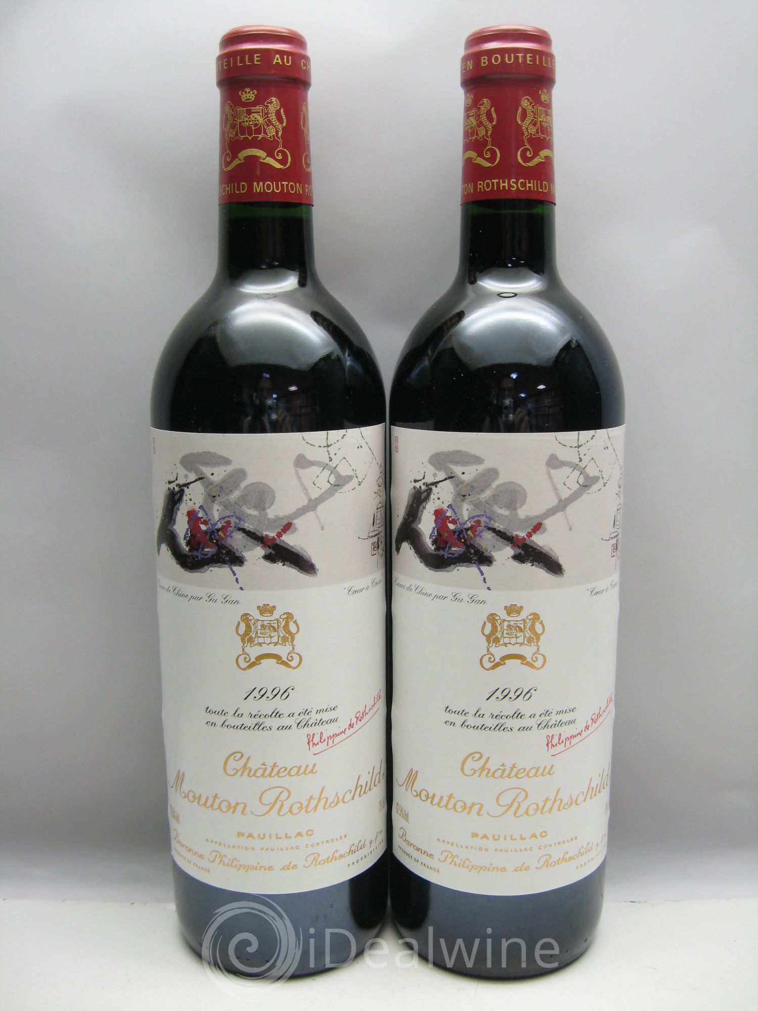 Château Mouton Rothschild 1er Grand Cru Classé 1996 - Lot de 6 bouteilles - 2