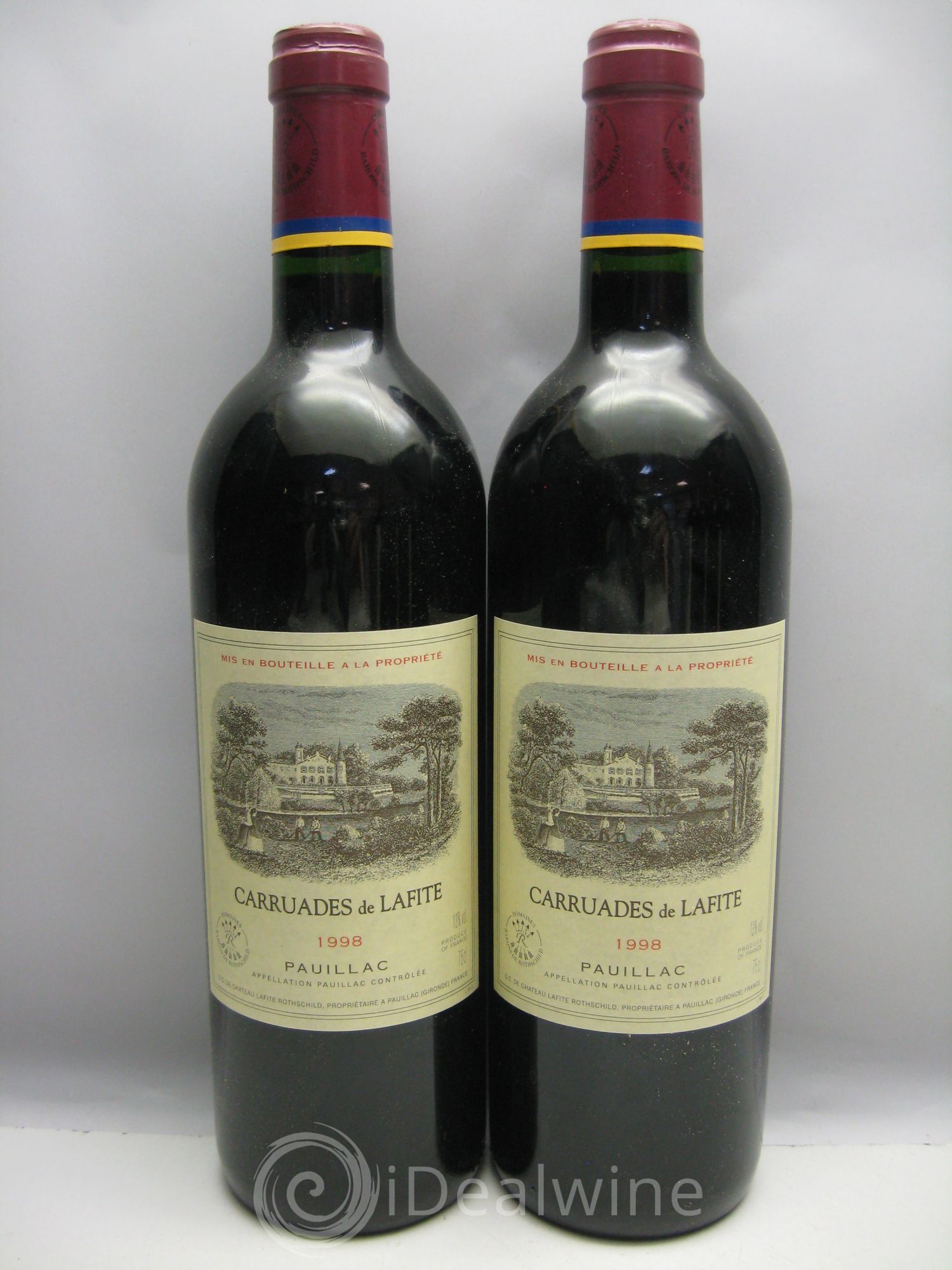 Carruades de Lafite Rothschild Second Vin 1998 - Lot de 11 bouteilles - 1