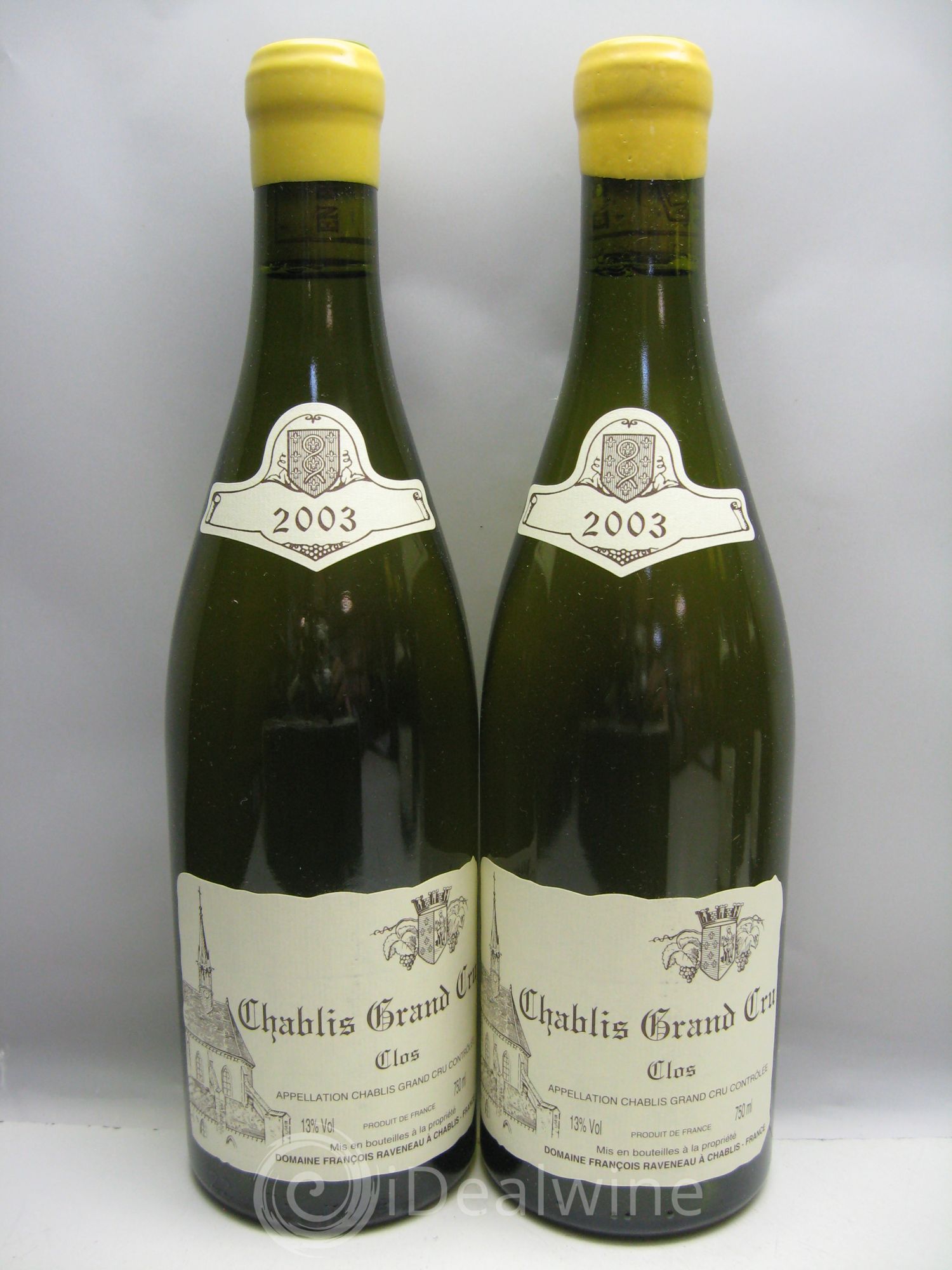 Chablis Grand Cru Clos Raveneau (Domaine) 2003 - Lot de 12 bouteilles - 3