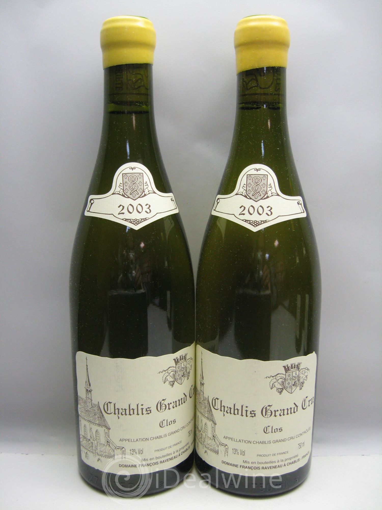 Chablis Grand Cru Clos Raveneau (Domaine) 2003 - Lot de 12 bouteilles - 4