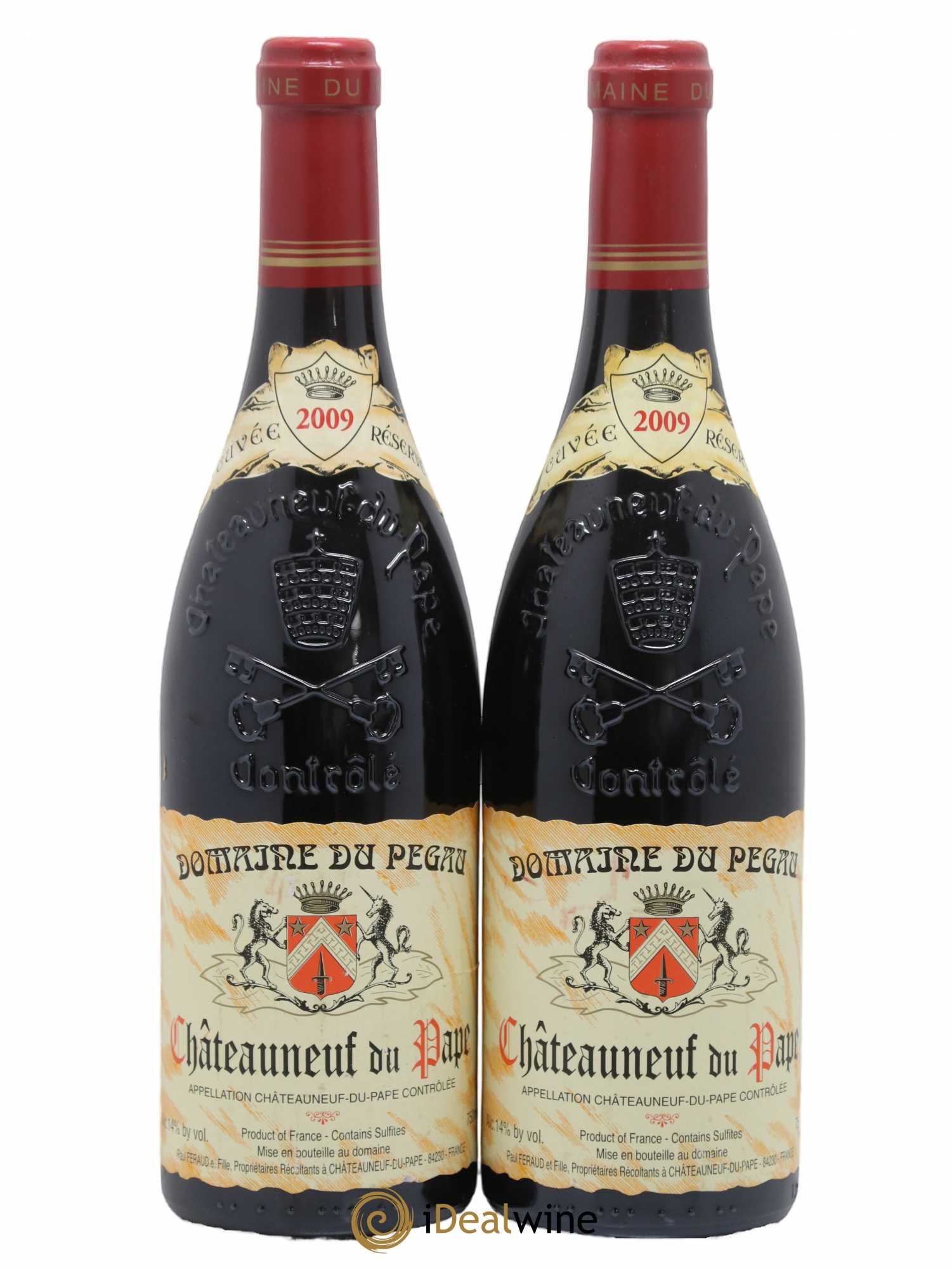 Châteauneuf-du-Pape Domaine du Pégau Cuvée Réservée Paul et Laurence Féraud 2009 - Lot de 2 bouteilles - 0