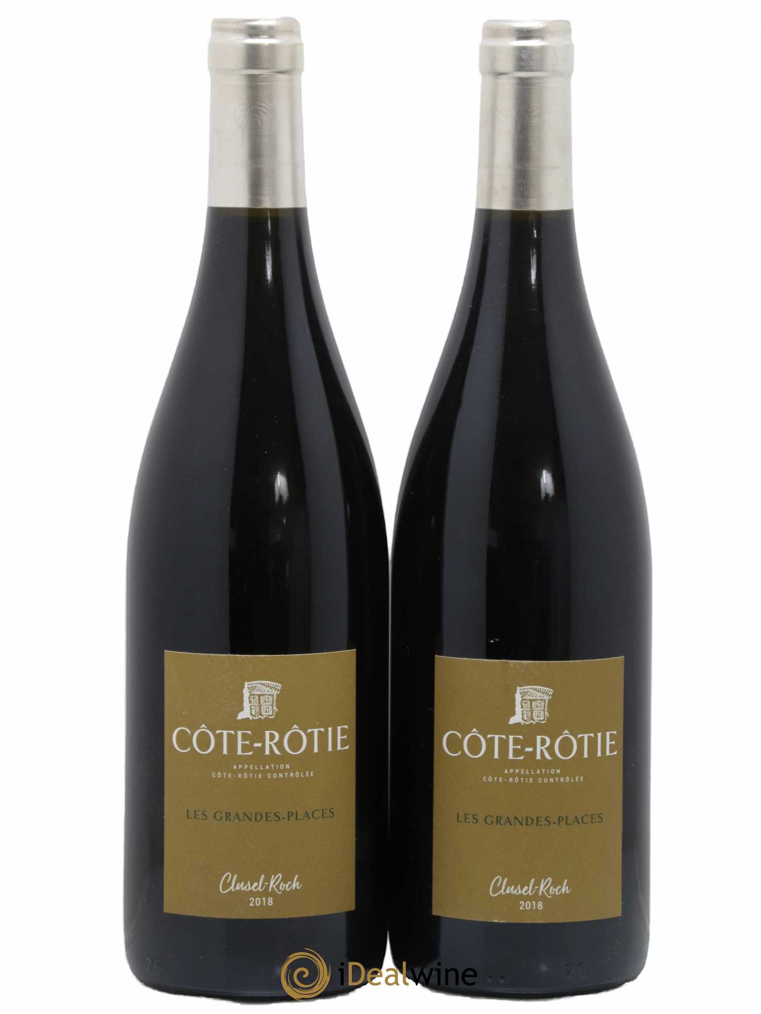 Côte-Rôtie Les Grandes Places Clusel-Roch 2018 - Lot de 2 bouteilles - 0