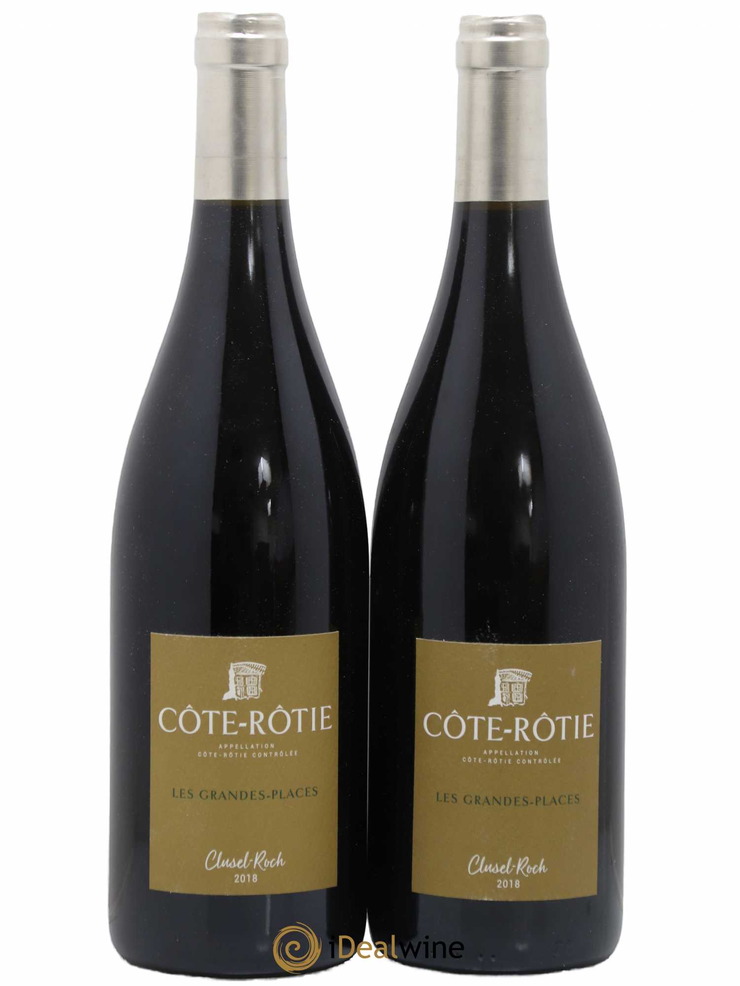 Côte-Rôtie Les Grandes Places Clusel-Roch 2018 - Lot de 2 bouteilles - 0