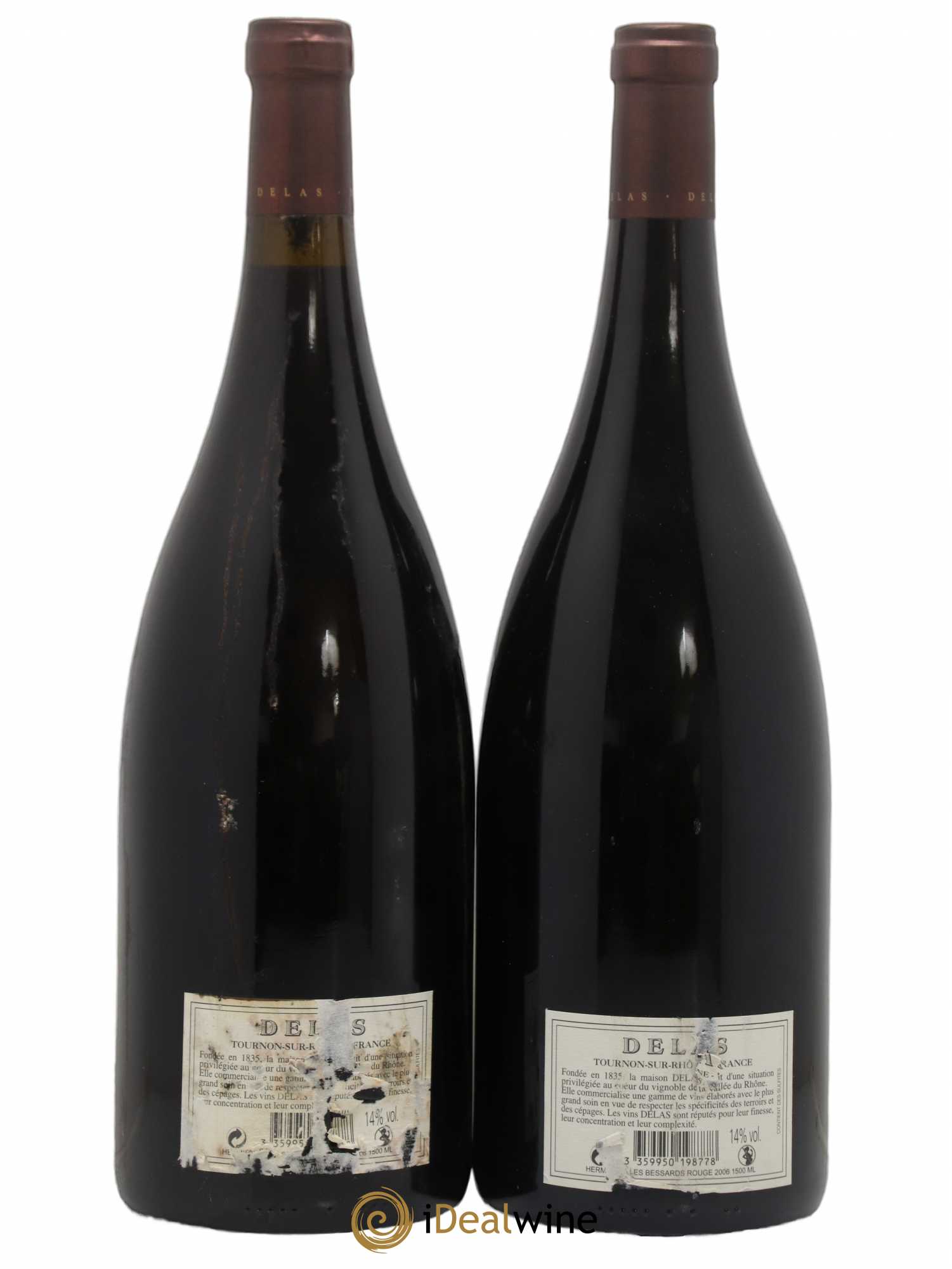 Hermitage Les Bessards Delas Frères 2006 - Lot de 2 magnums - 1