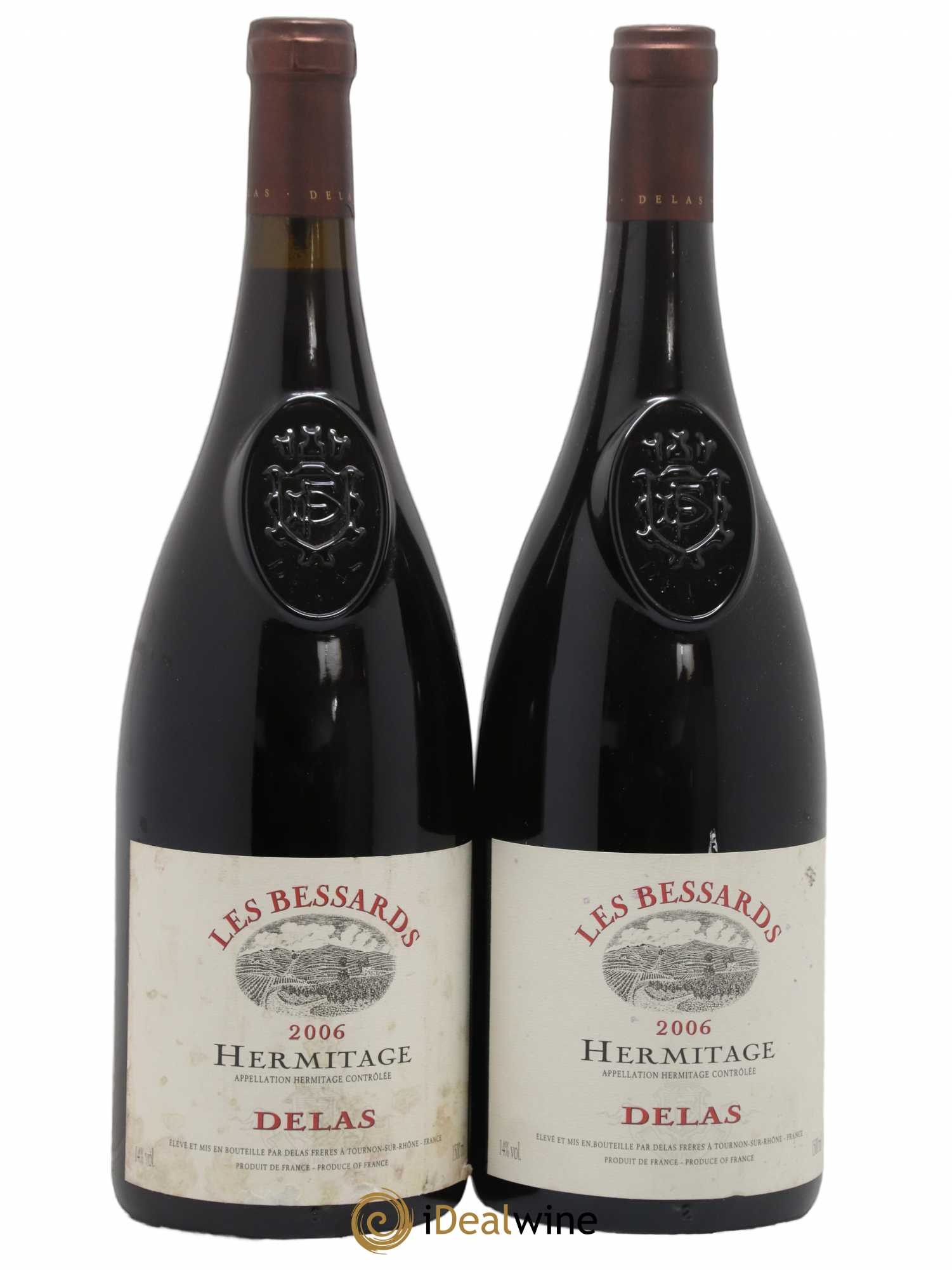 Hermitage Les Bessards Delas Frères 2006 - Lot de 2 magnums - 0