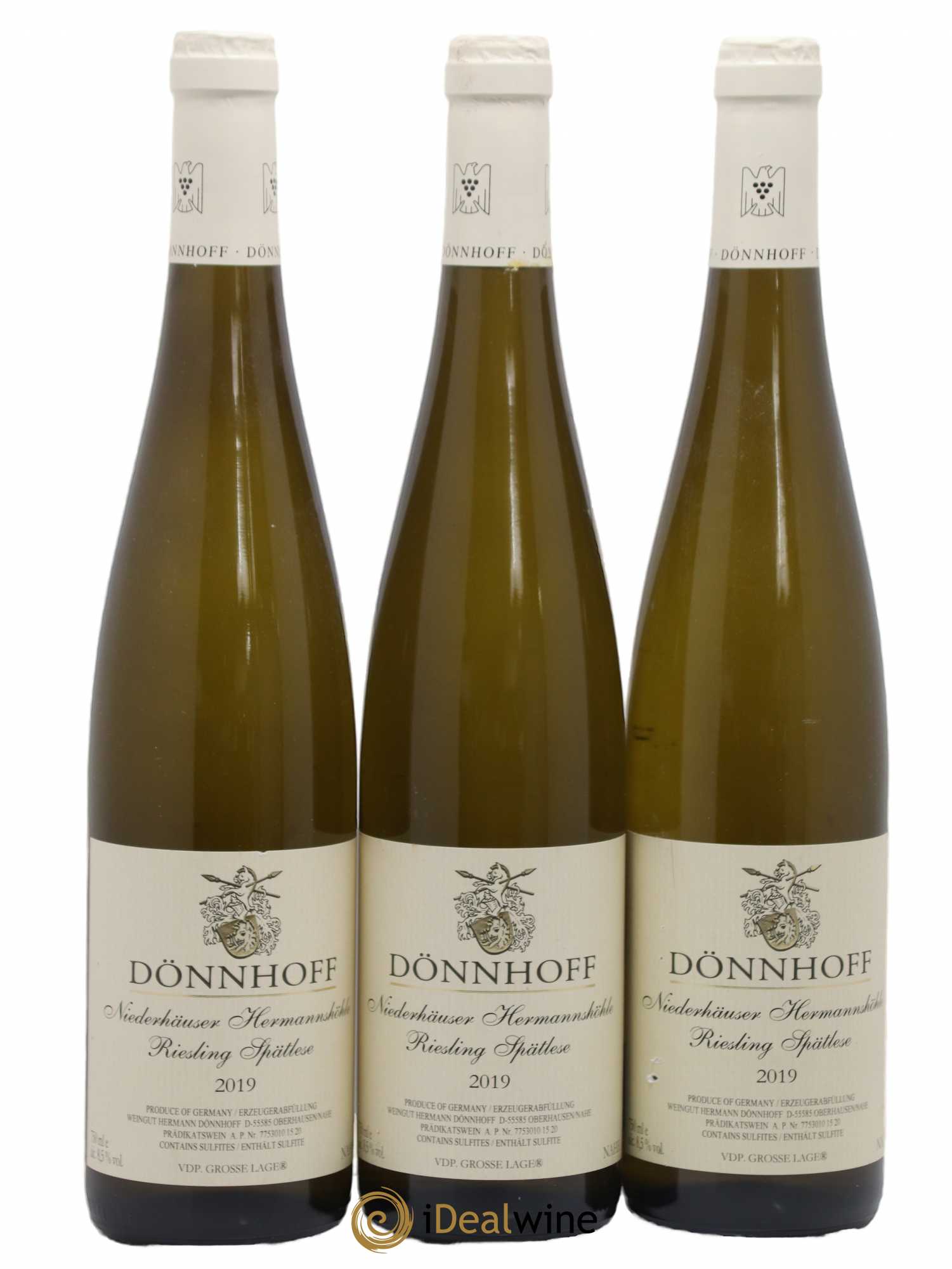 Riesling Donnhoff Niederhäuser Hermannshöle Spatlese 2019 - Posten von 3 Flaschen - 0