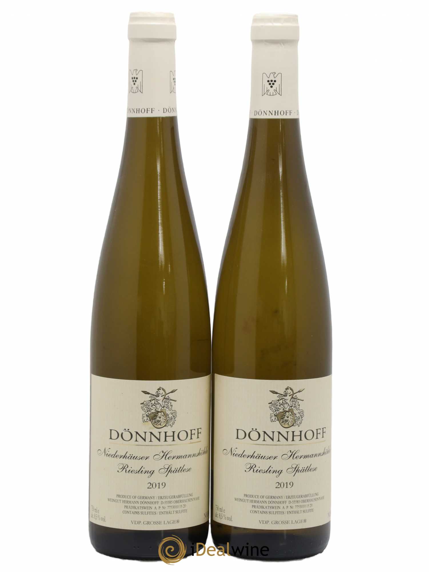 Riesling Donnhoff Niederhäuser Hermannshöle Spatlese 2019 - Posten von 2 Flaschen - 0