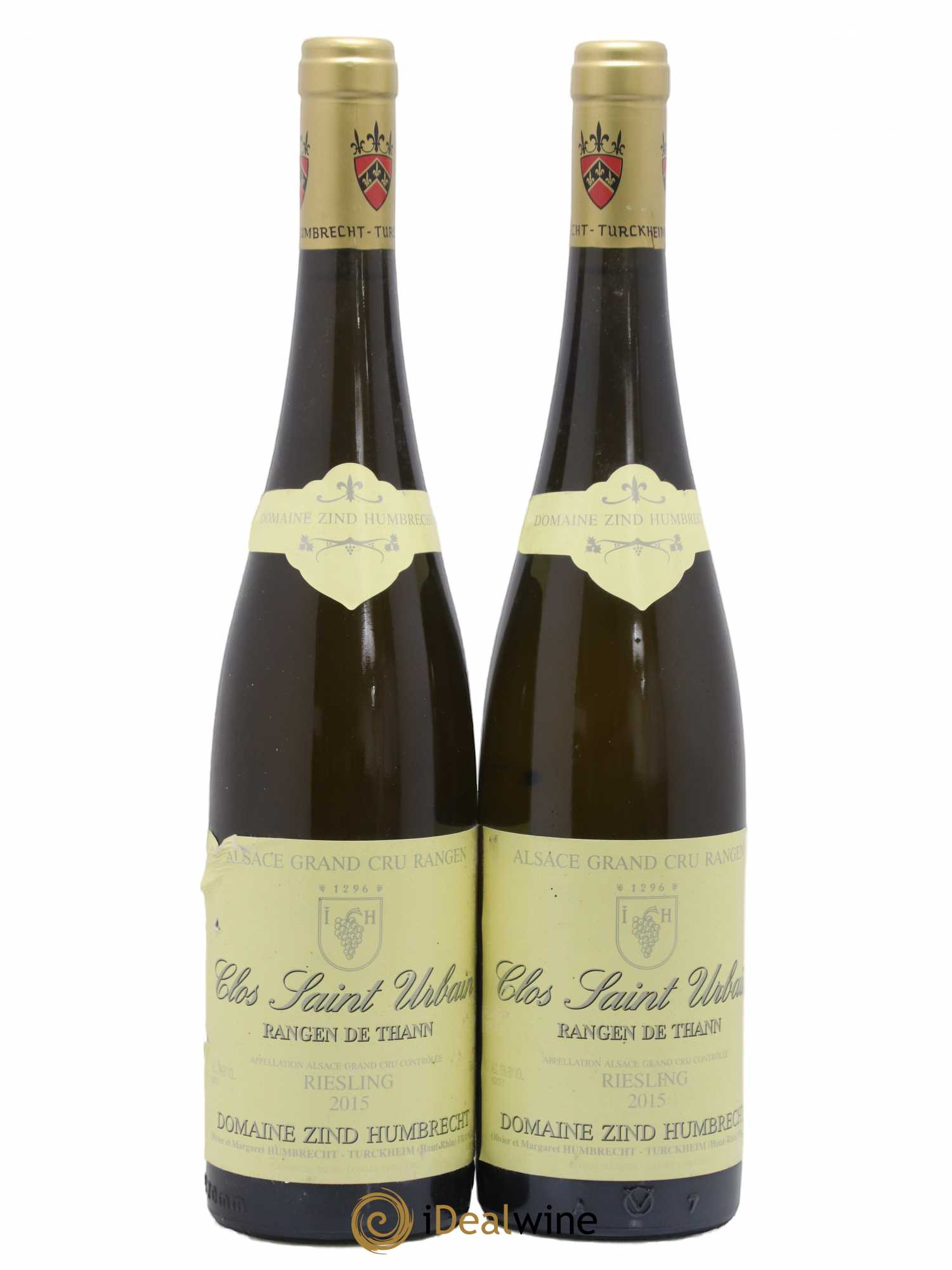 Alsace Riesling Grand Cru Rangen de Thann Clos Saint Urbain Zind-Humbrecht (Domaine) 2015 - Lot de 2 bouteilles - 0