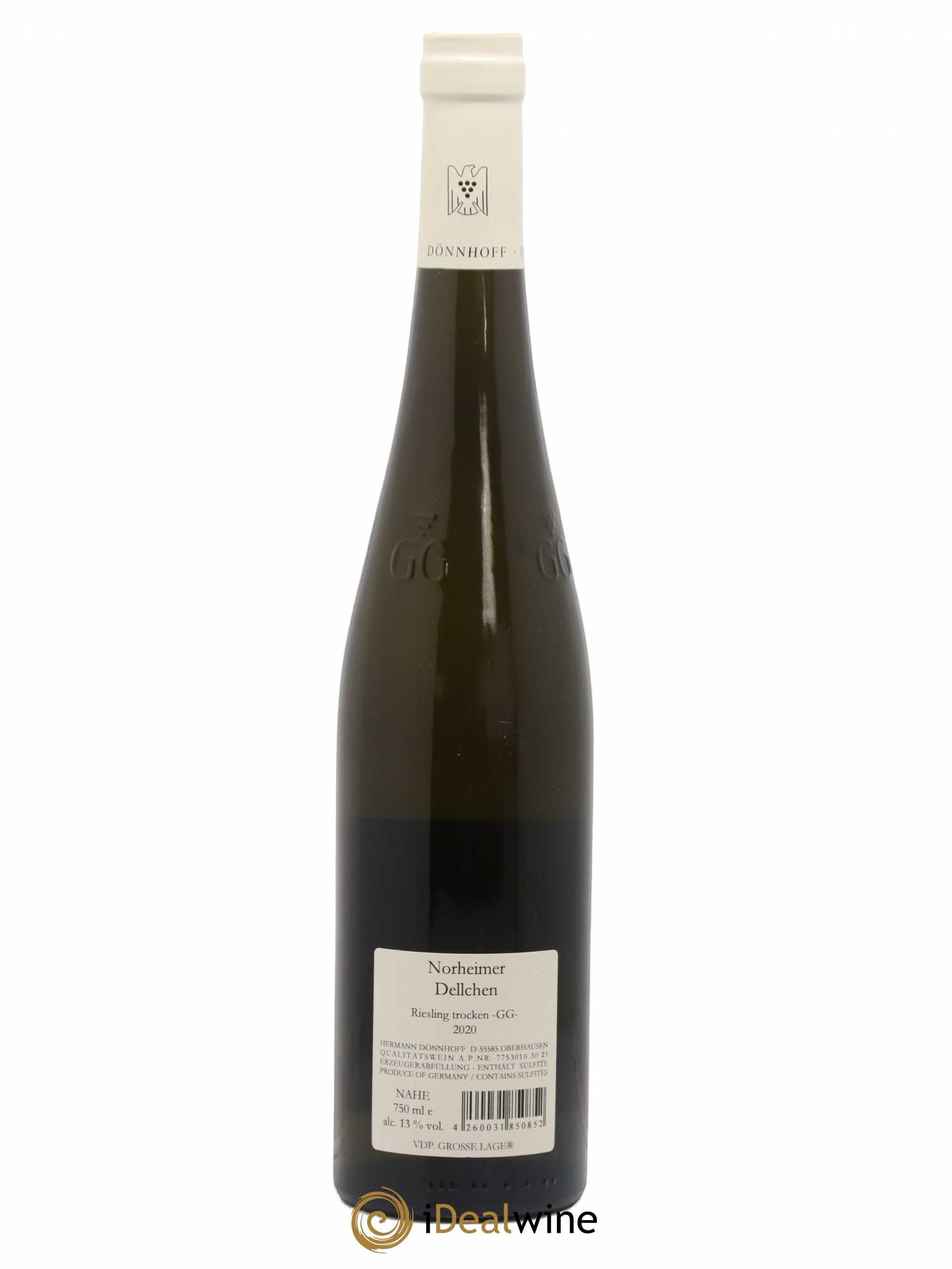Riesling Donnhoff Dellchen Grosse Gewaächs Troken 2020 - Posten von 1 Flasche - 1