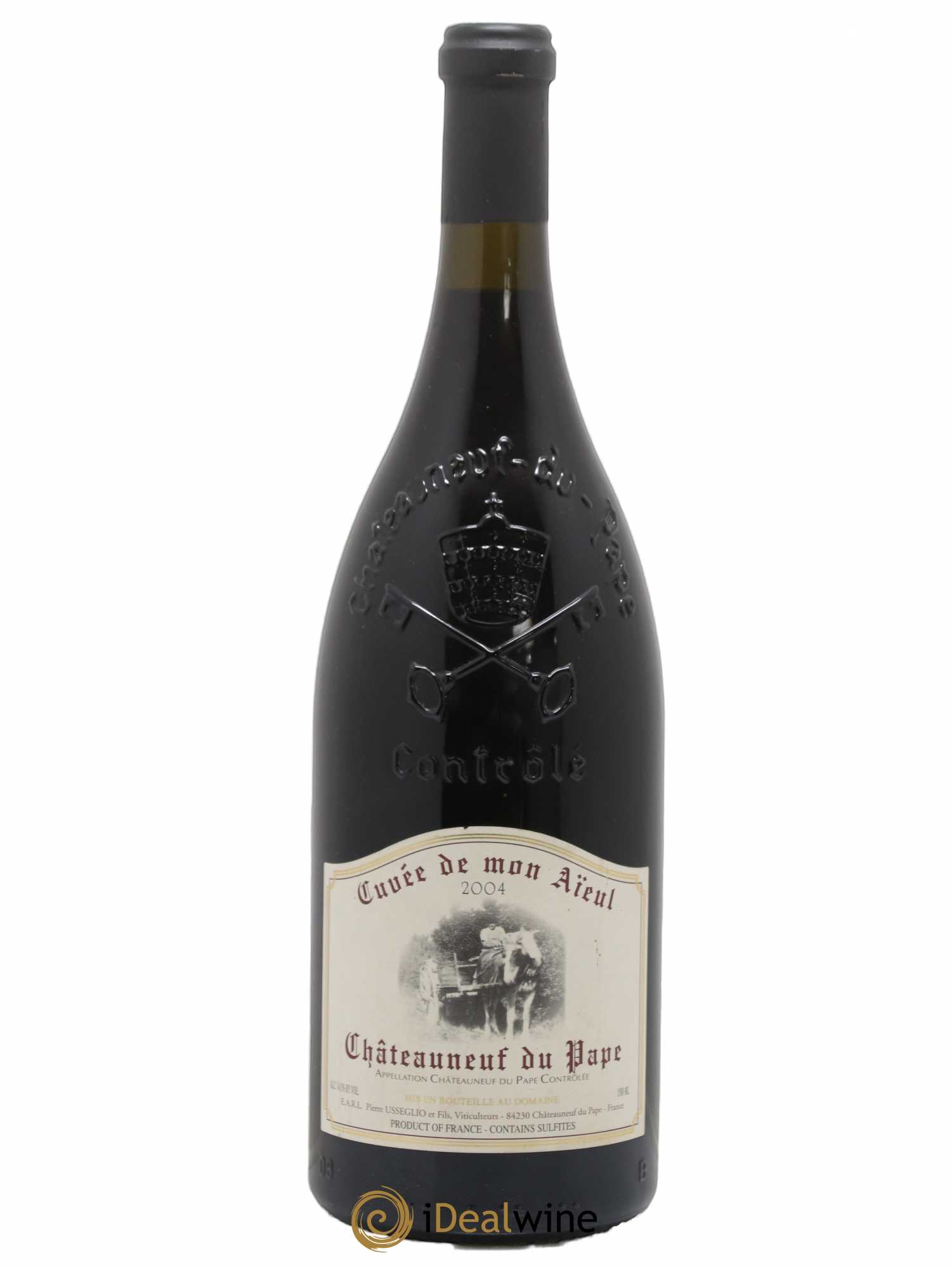 Châteauneuf-du-Pape Cuvée de mon Aïeul Pierre Usseglio & Fils 2004 - Lot de 1 magnum - 0